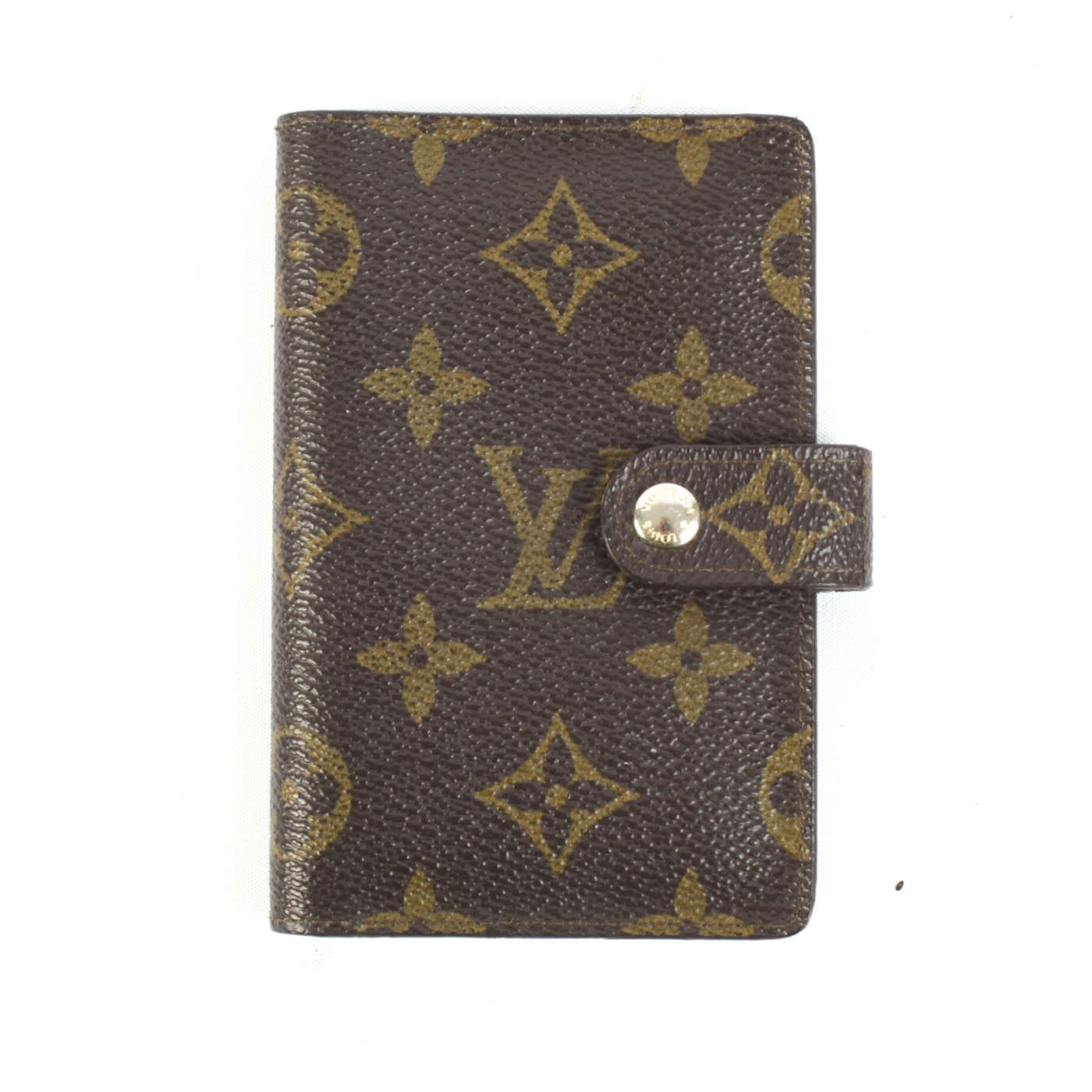 RARE Louis Vuitton VINTAGE leather Trifold wallet / bifold AUTHENTIC