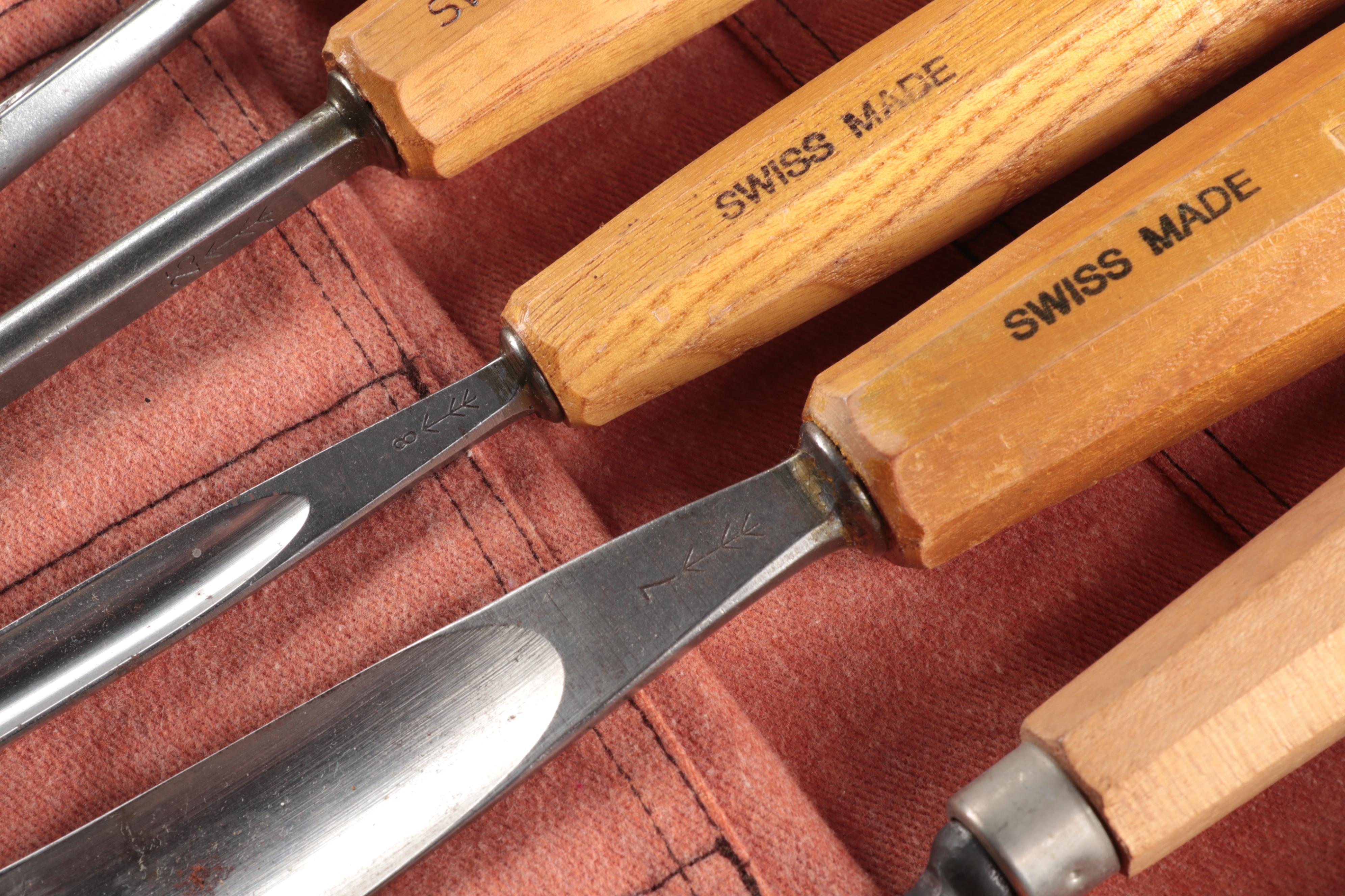 Wood Carving Chisels featuring Buck Bros., Ashley Iles, and Greenlee EBTH