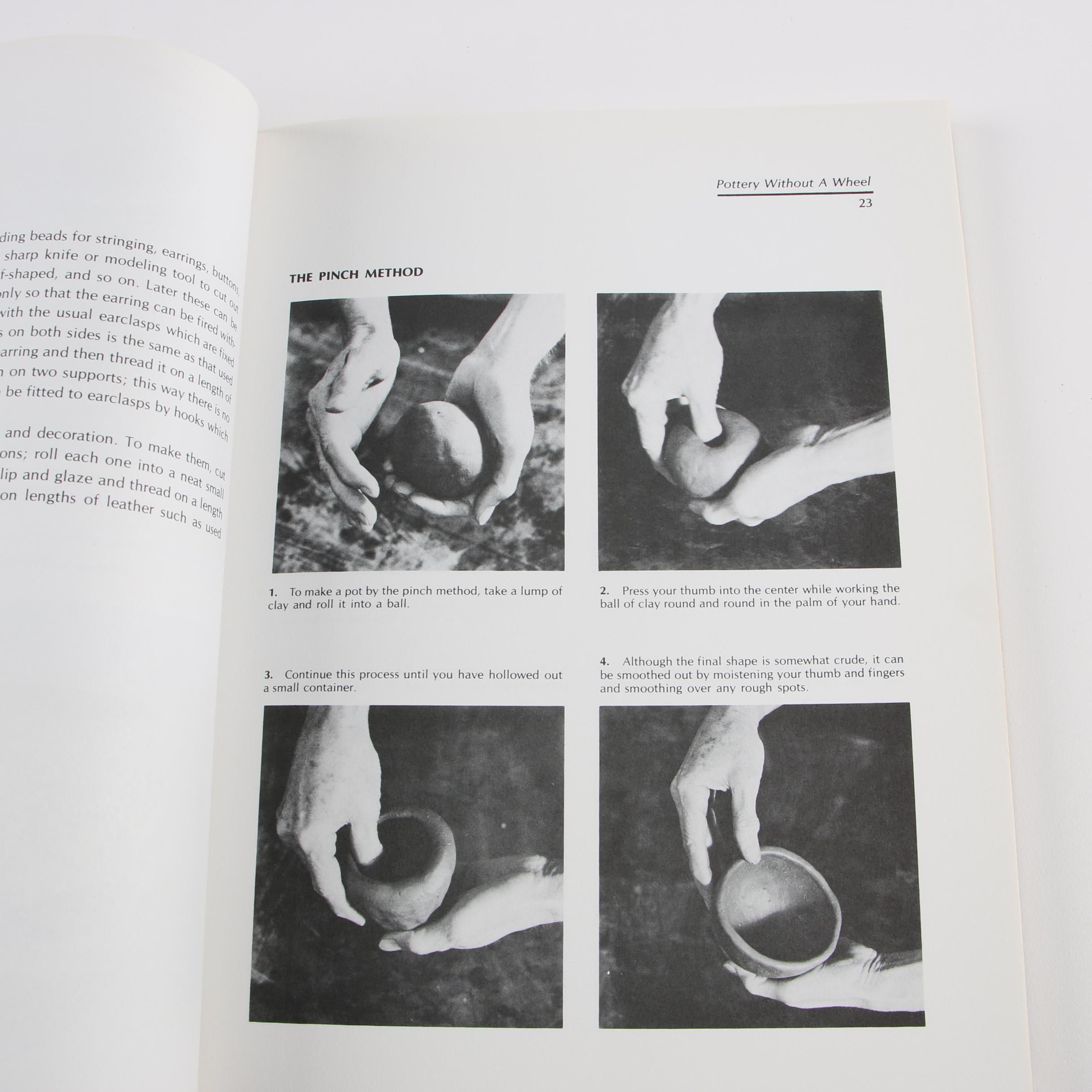 "Making Pottery Without a Wheel" by Ball and Lovoos and Other Ceramics