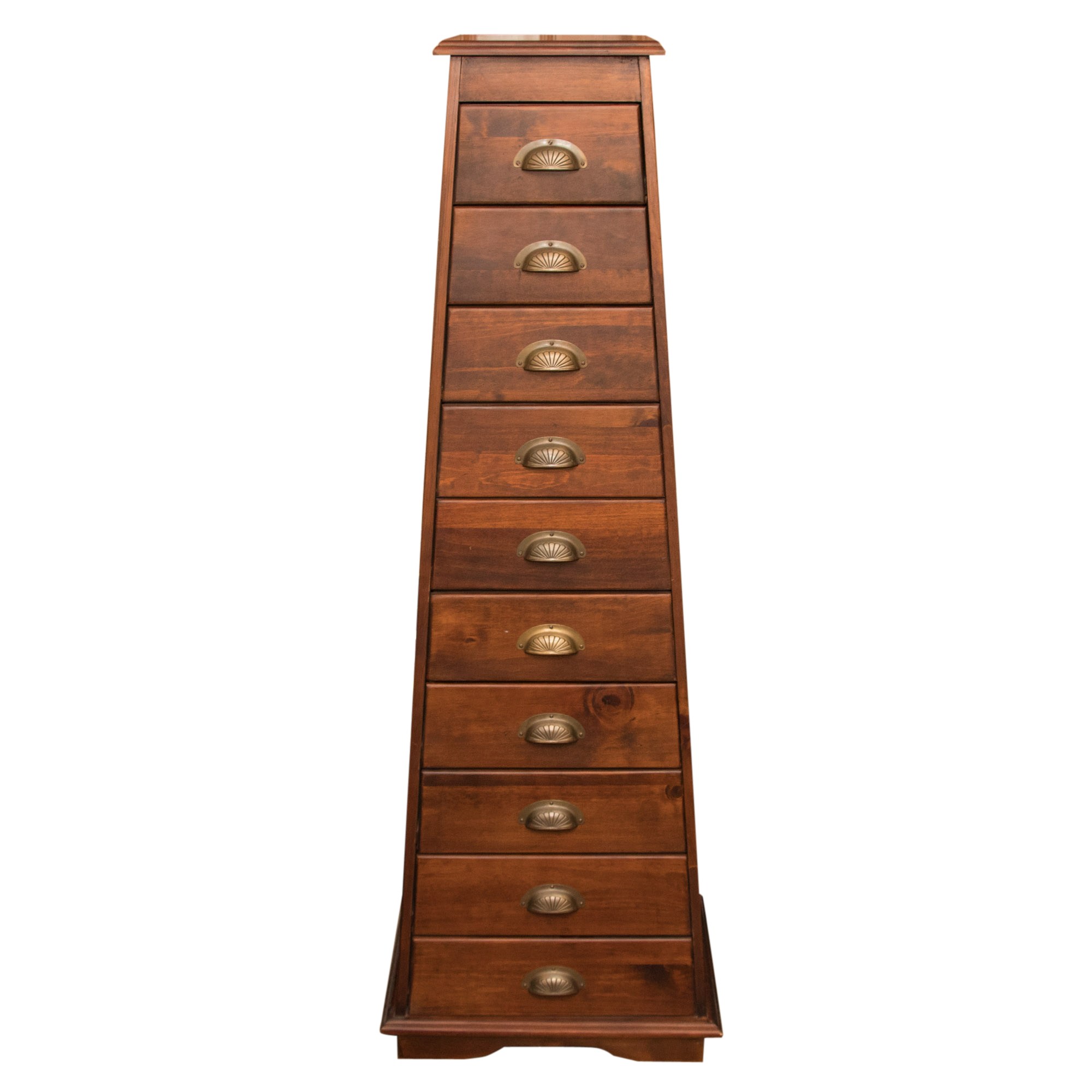 Vintage Pyramid Shaped Cabinet Ebth