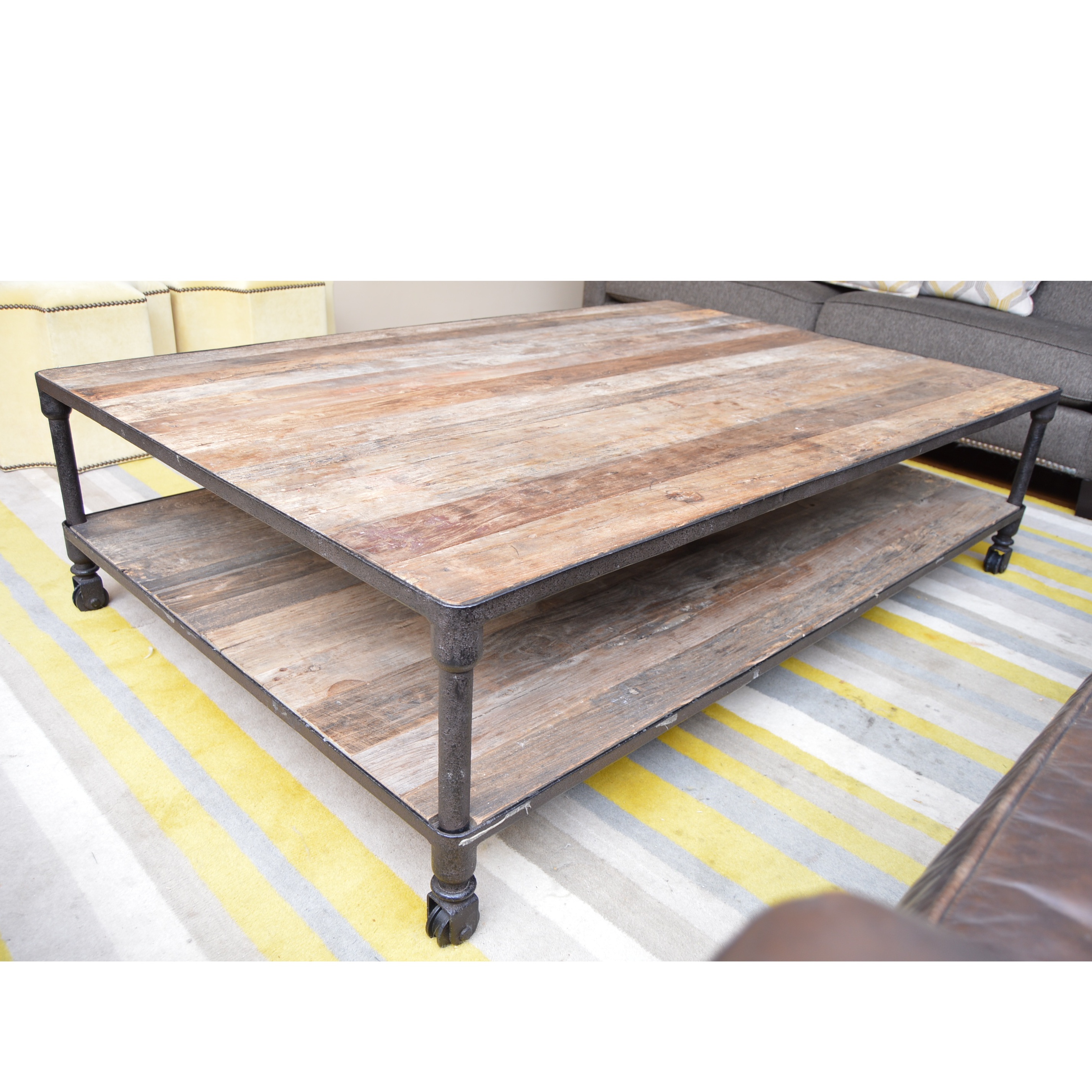 Restoration Hardware Dutch Industrial Coffee Table EBTH