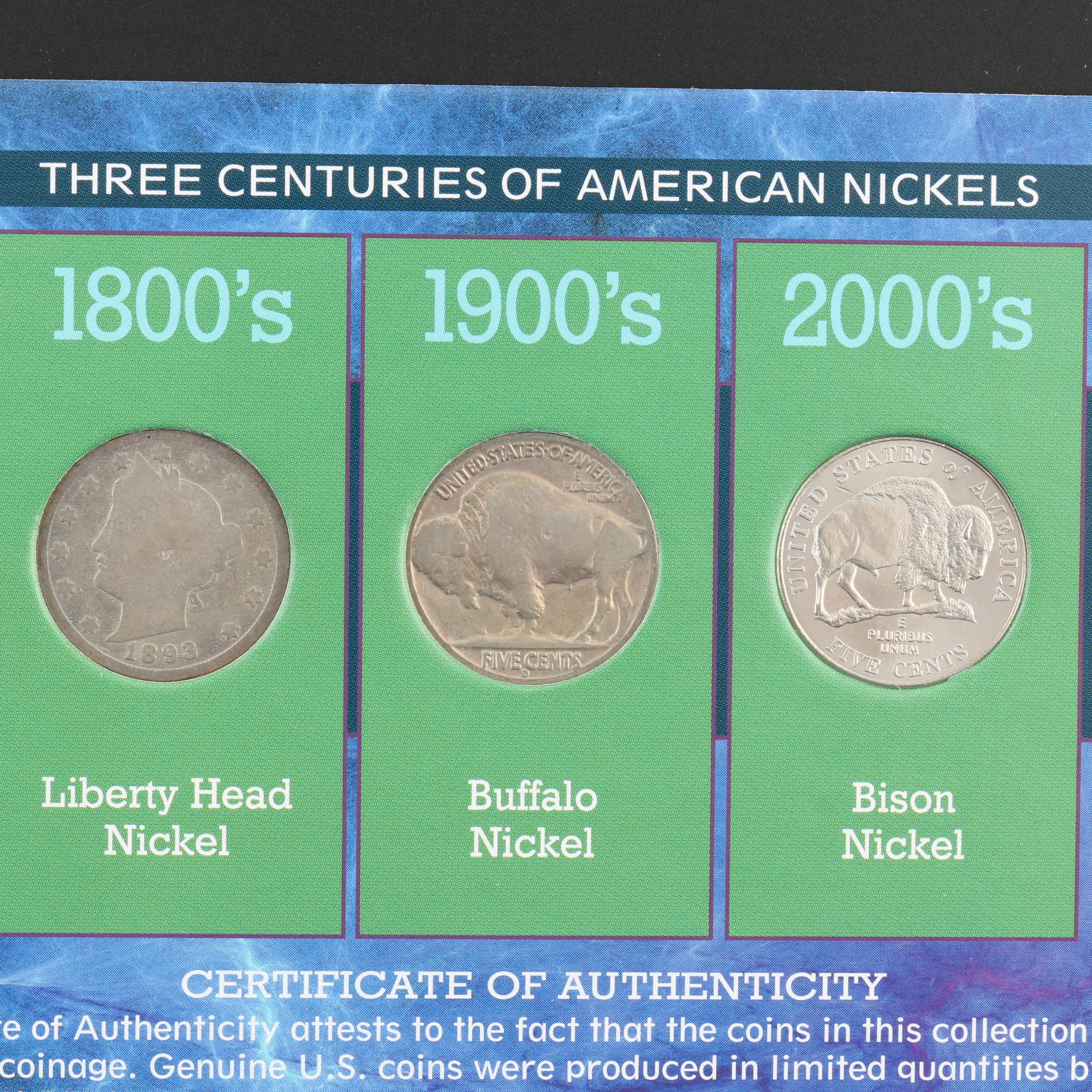 "Three Centuries of American Nickels" Coin Set EBTH