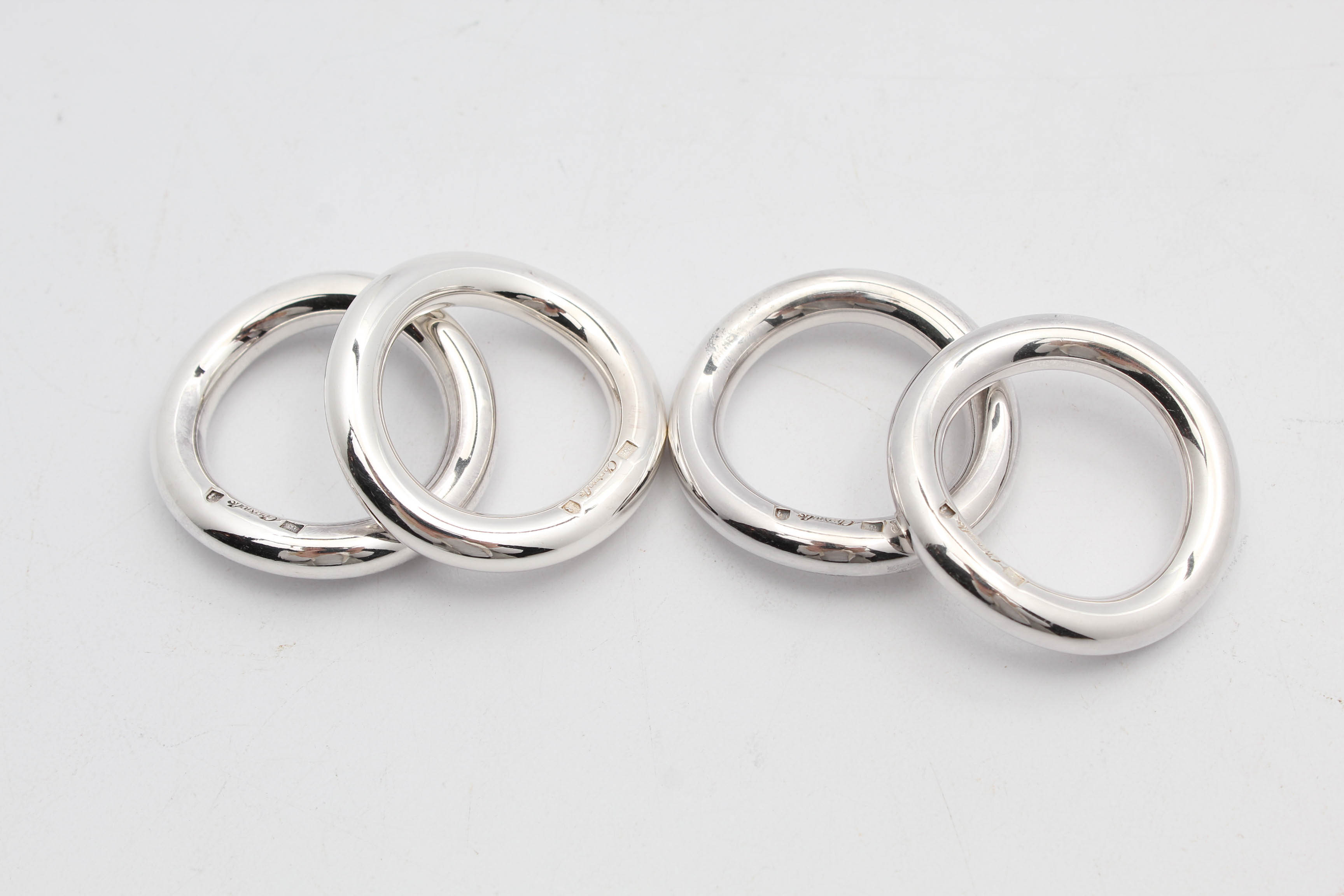 Christofle Silver Plate Napkin Rings EBTH
