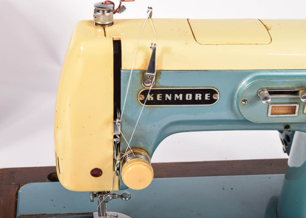 Vintage Kenmore Deluxe Automatic ZigZag Portable Sewing Machine EBTH