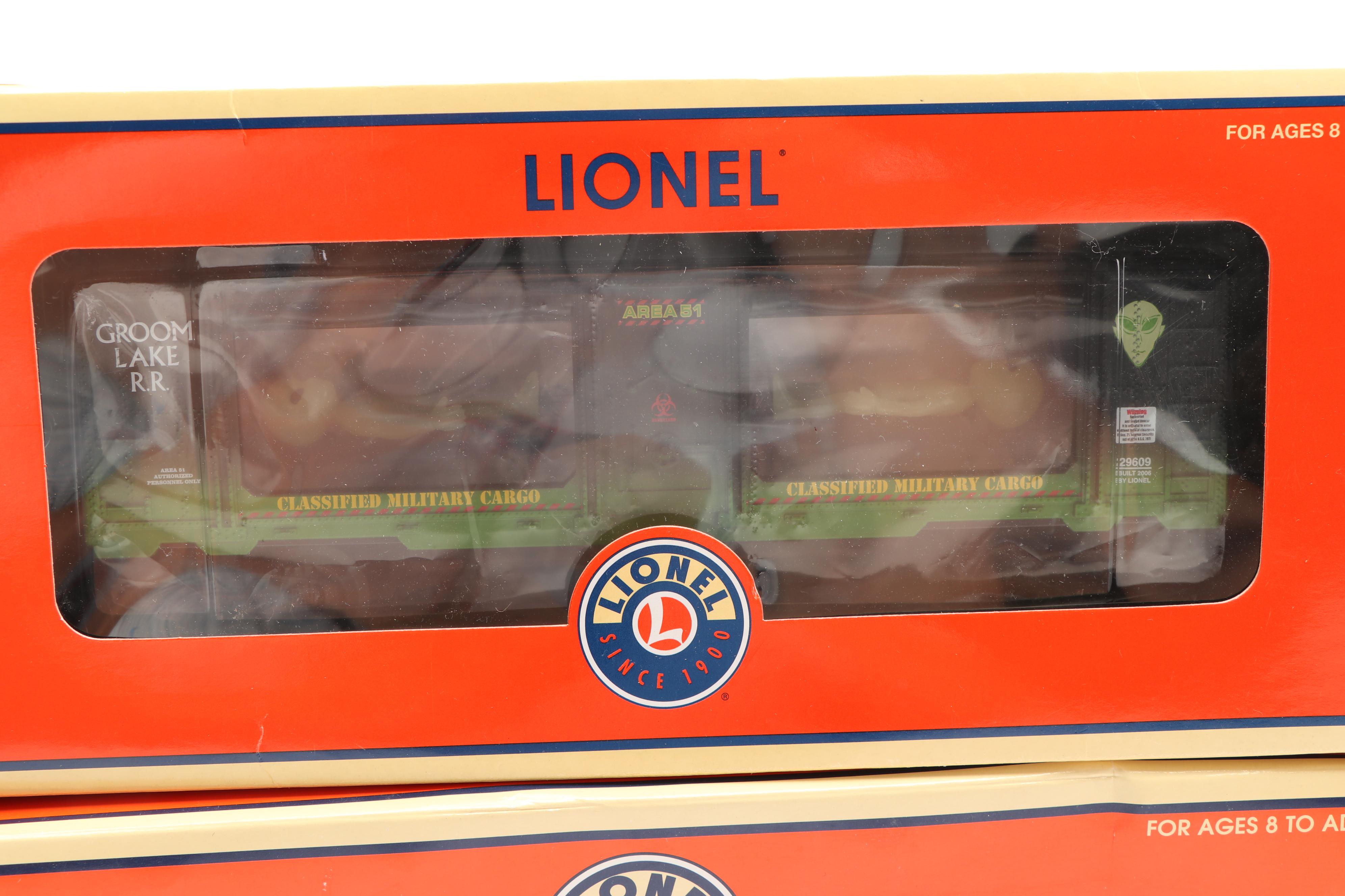 Lionel Area 51 Train Cars EBTH