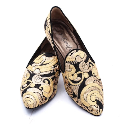 Yves Saint Laurent Adelin Imperial Brocade Loafers Yves Saint Laurent Adelin Imperial Brocade Loafers