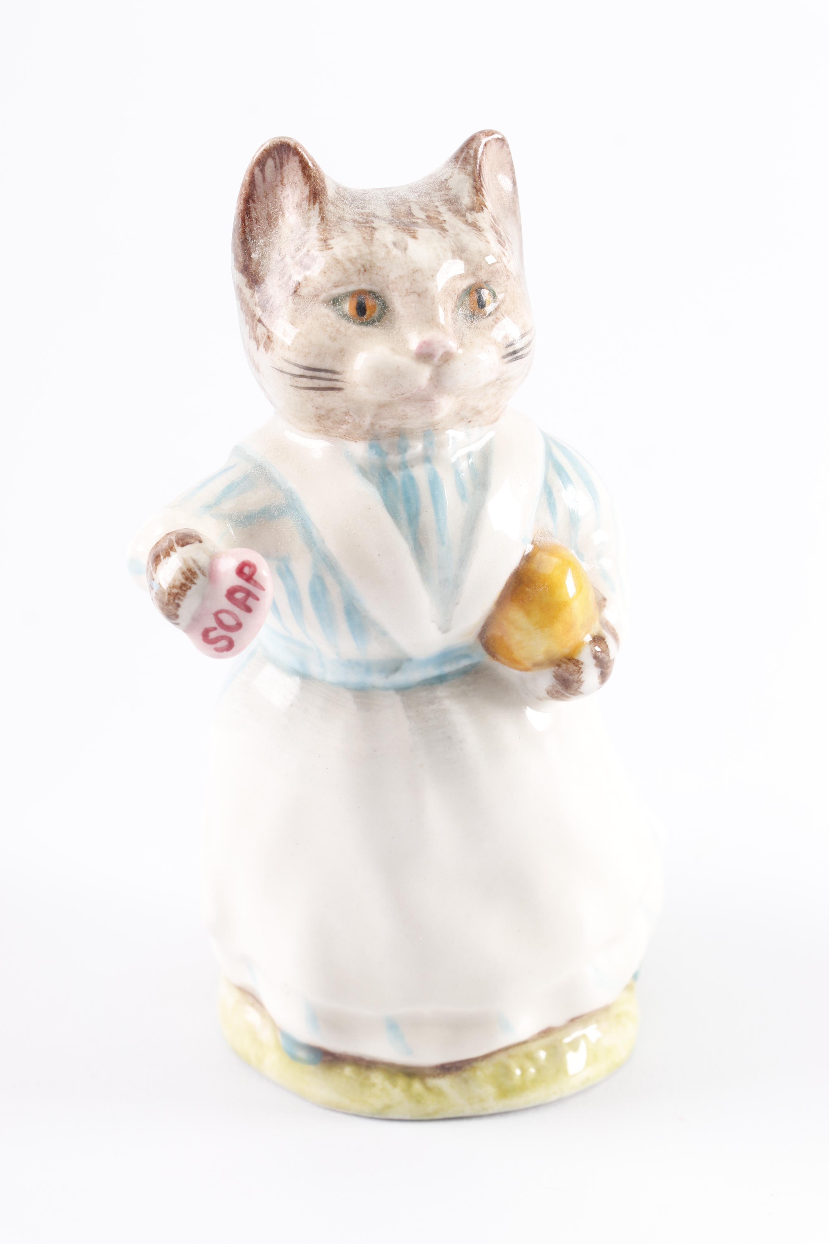 Beswick Beatrix Potter Porcelain Cat Figurines by F. Warne EBTH