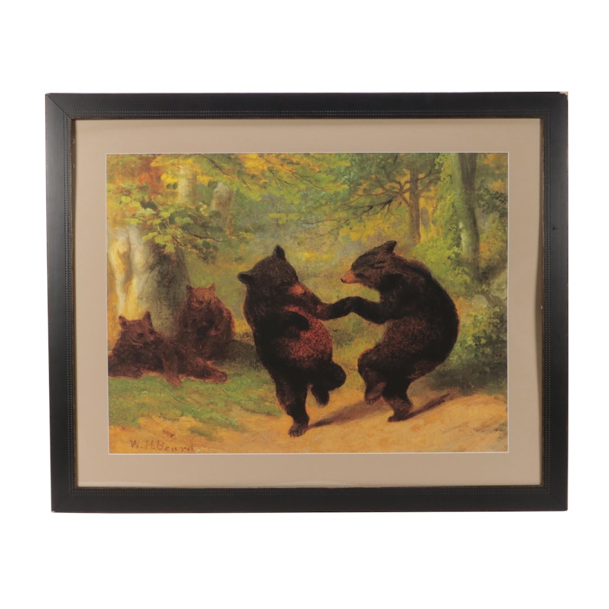 Giclee Reproduction After William Holbrook Beard Dancing Bears