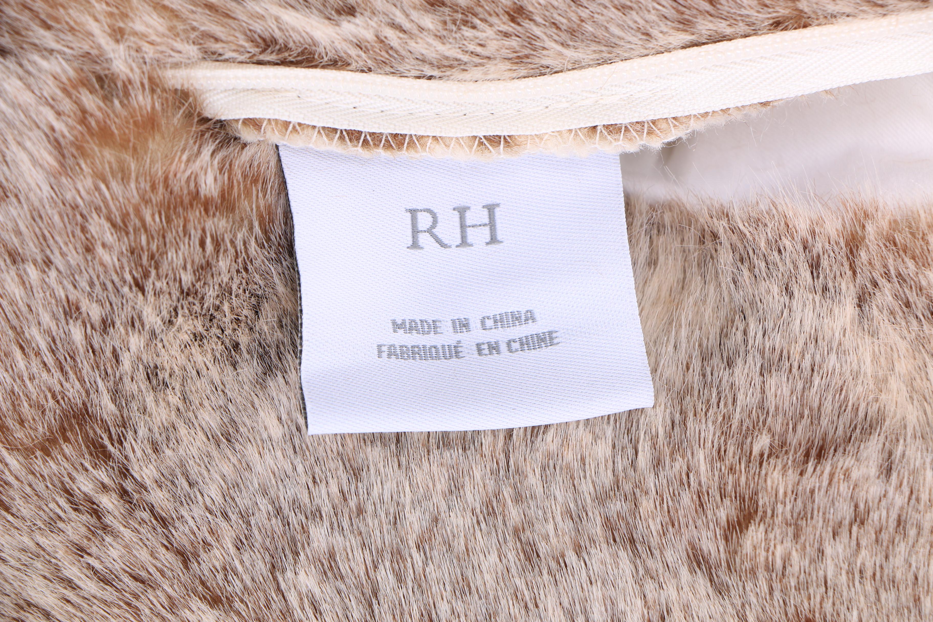 Restoration Hardware Faux Fur Throw Pillows EBTH