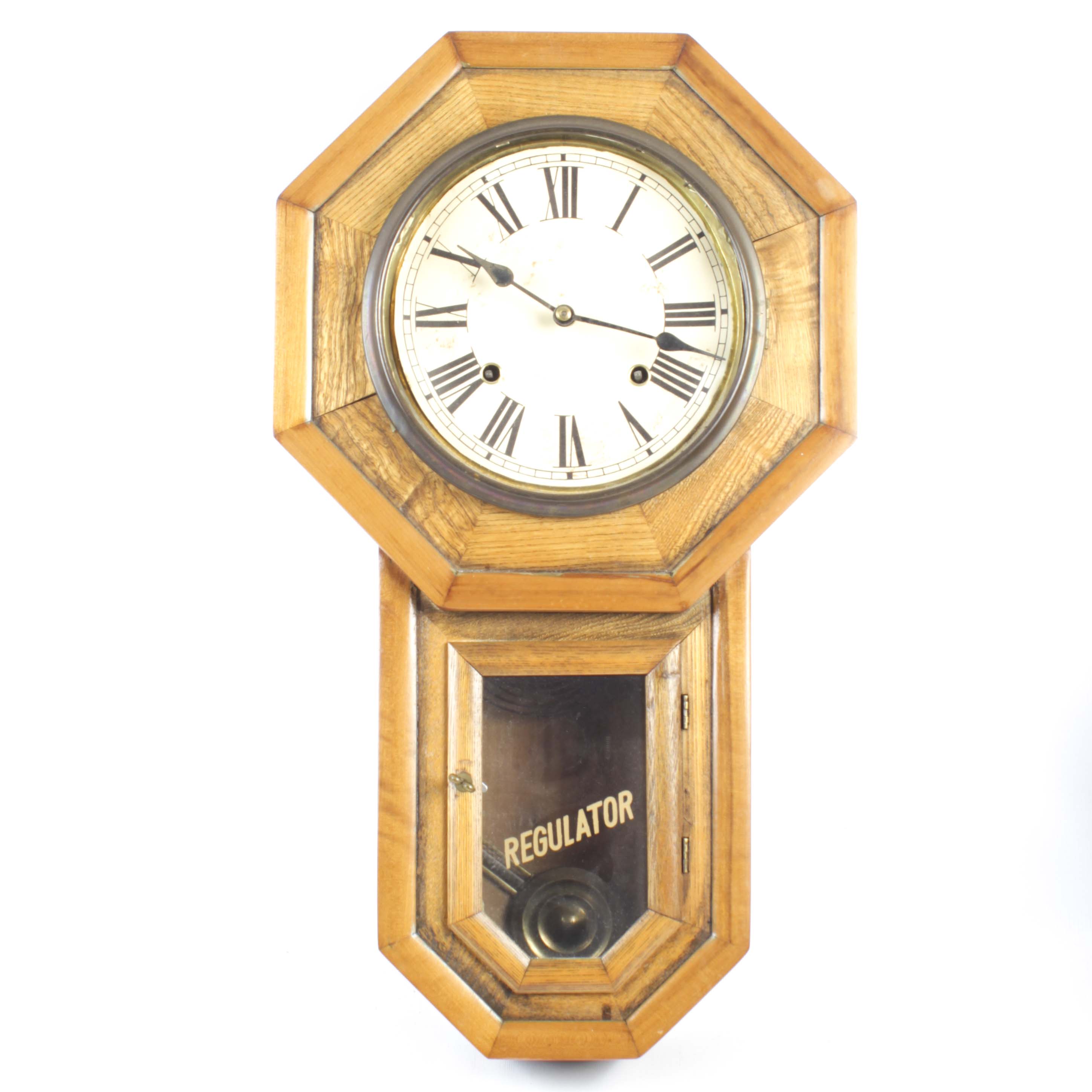Schoolhouse Regulator Wall Clock EBTH