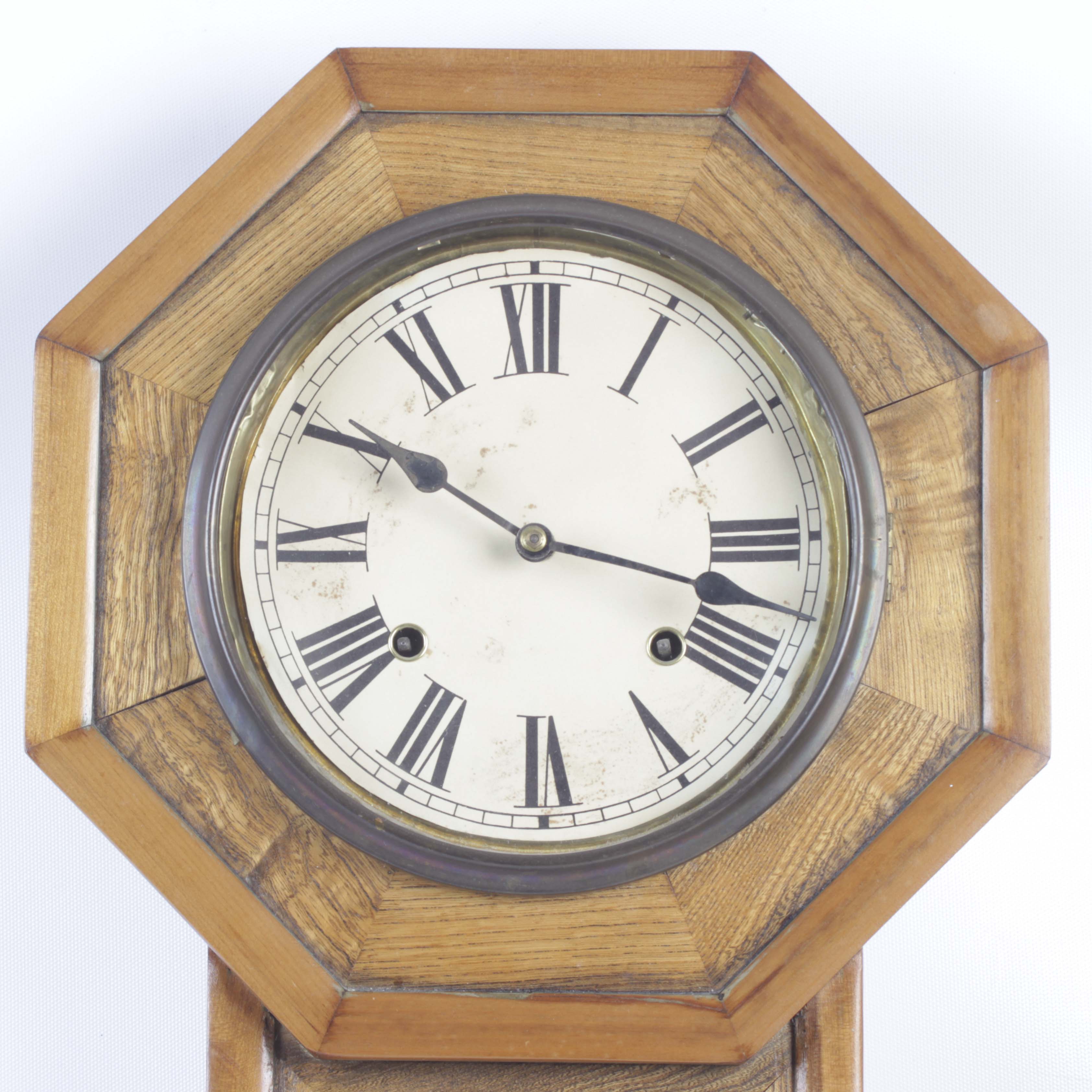 Schoolhouse Regulator Wall Clock EBTH