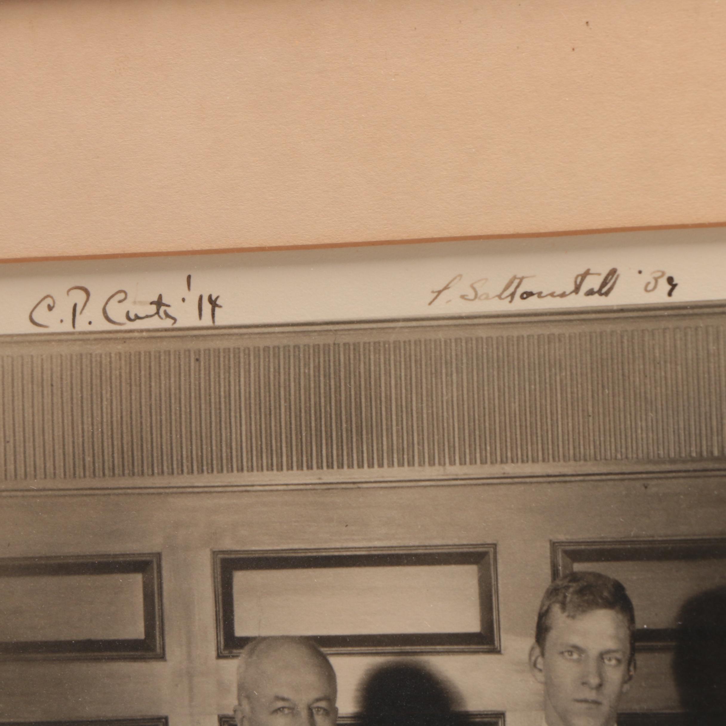 1939 Harvard University "Porcellian Club" Signed by Pictured Members EBTH