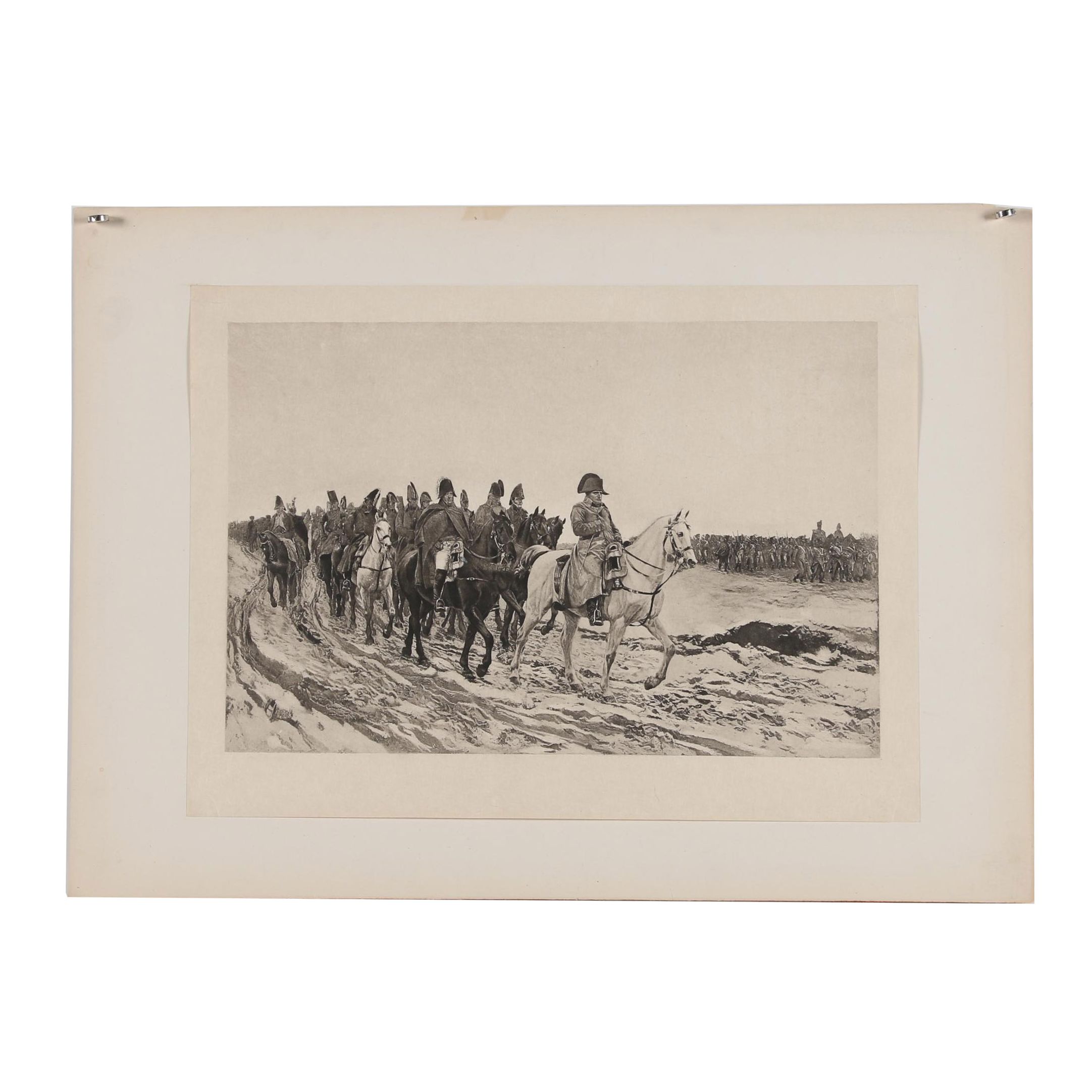 Etching after JeanLouis Ernest Meissonier "Campagne de France" EBTH
