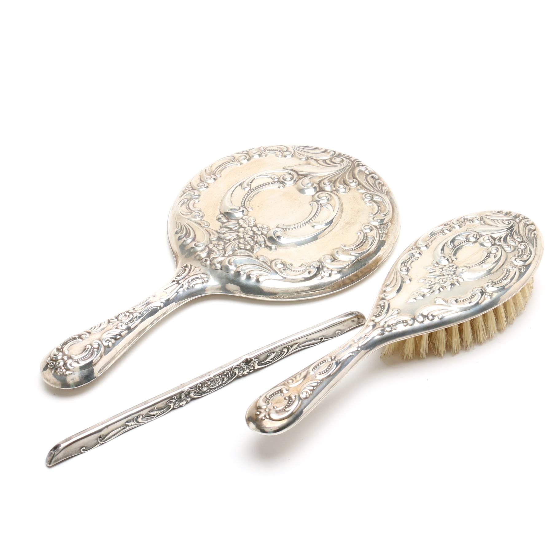 Vintage Wallace Sterling Silver Dresser Set Ebth