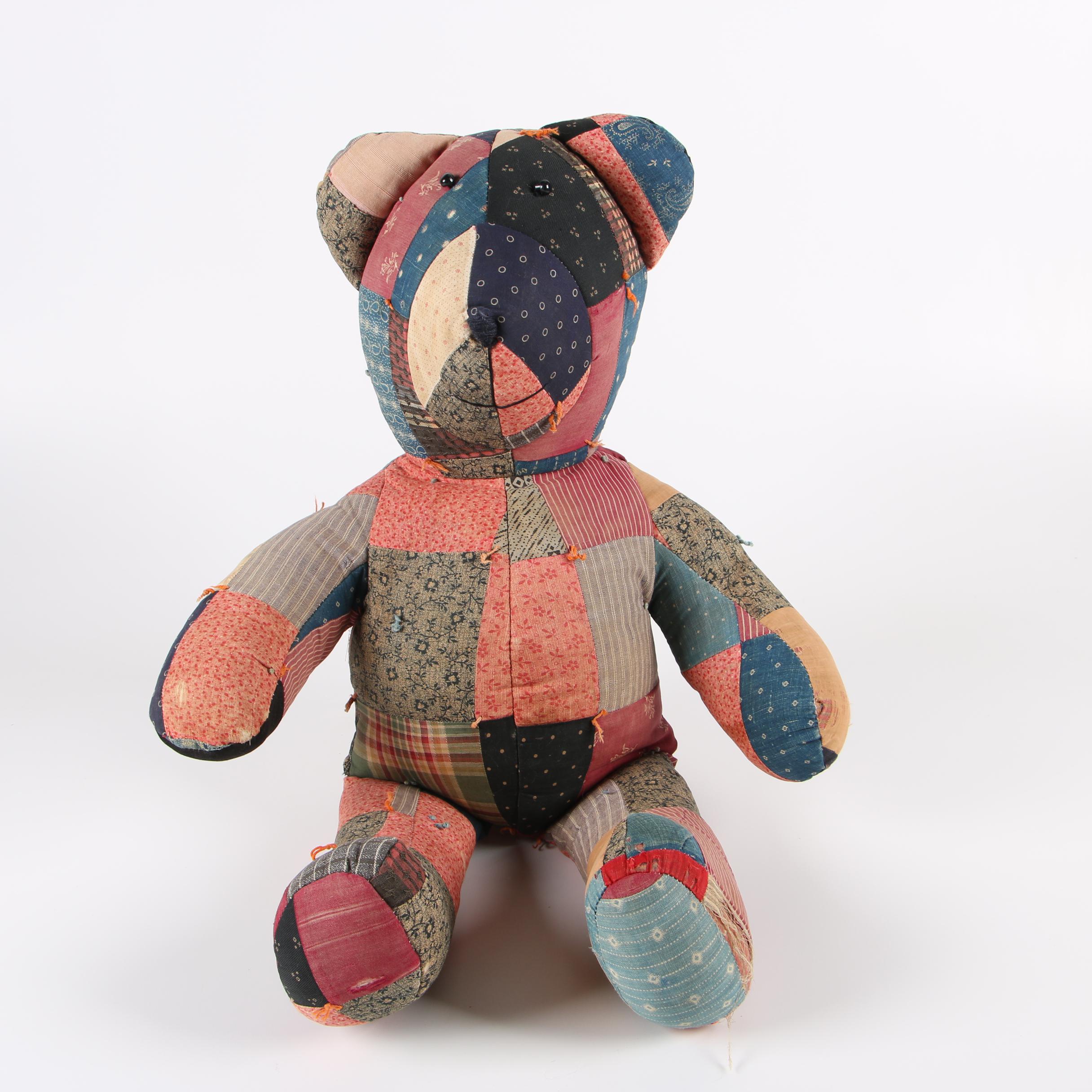 Patchwork Teddy Bears Made From Vintage and Antique Quilts EBTH