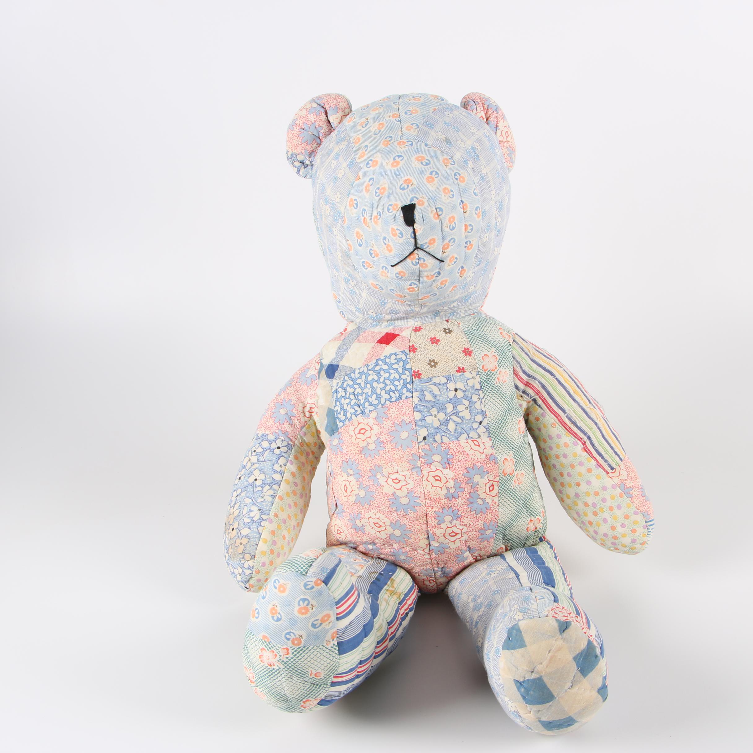 Patchwork Teddy Bears Made From Vintage and Antique Quilts EBTH