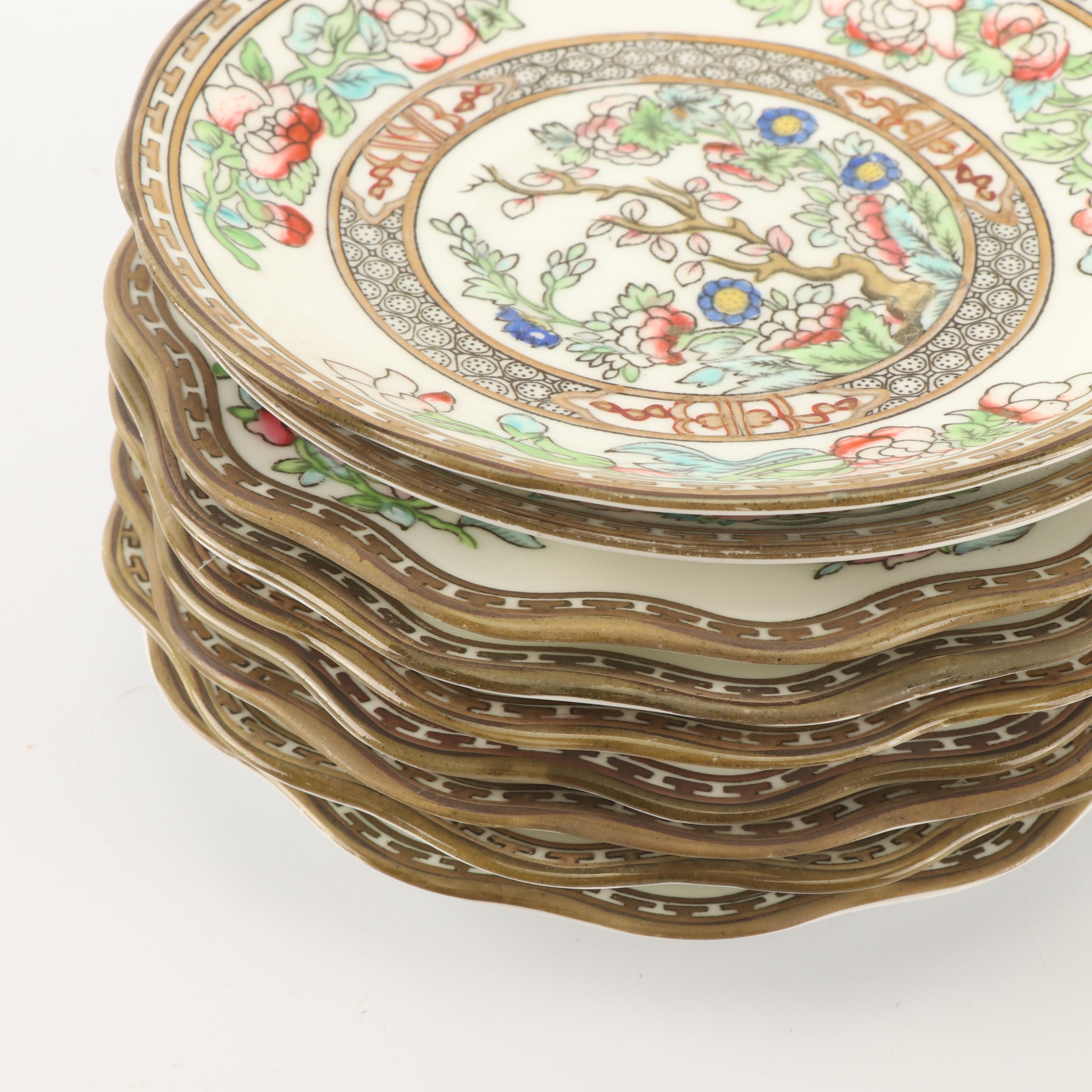 Coalport "Indian Tree" Bone China Dinnerware, C. 1891-1920 | EBTH