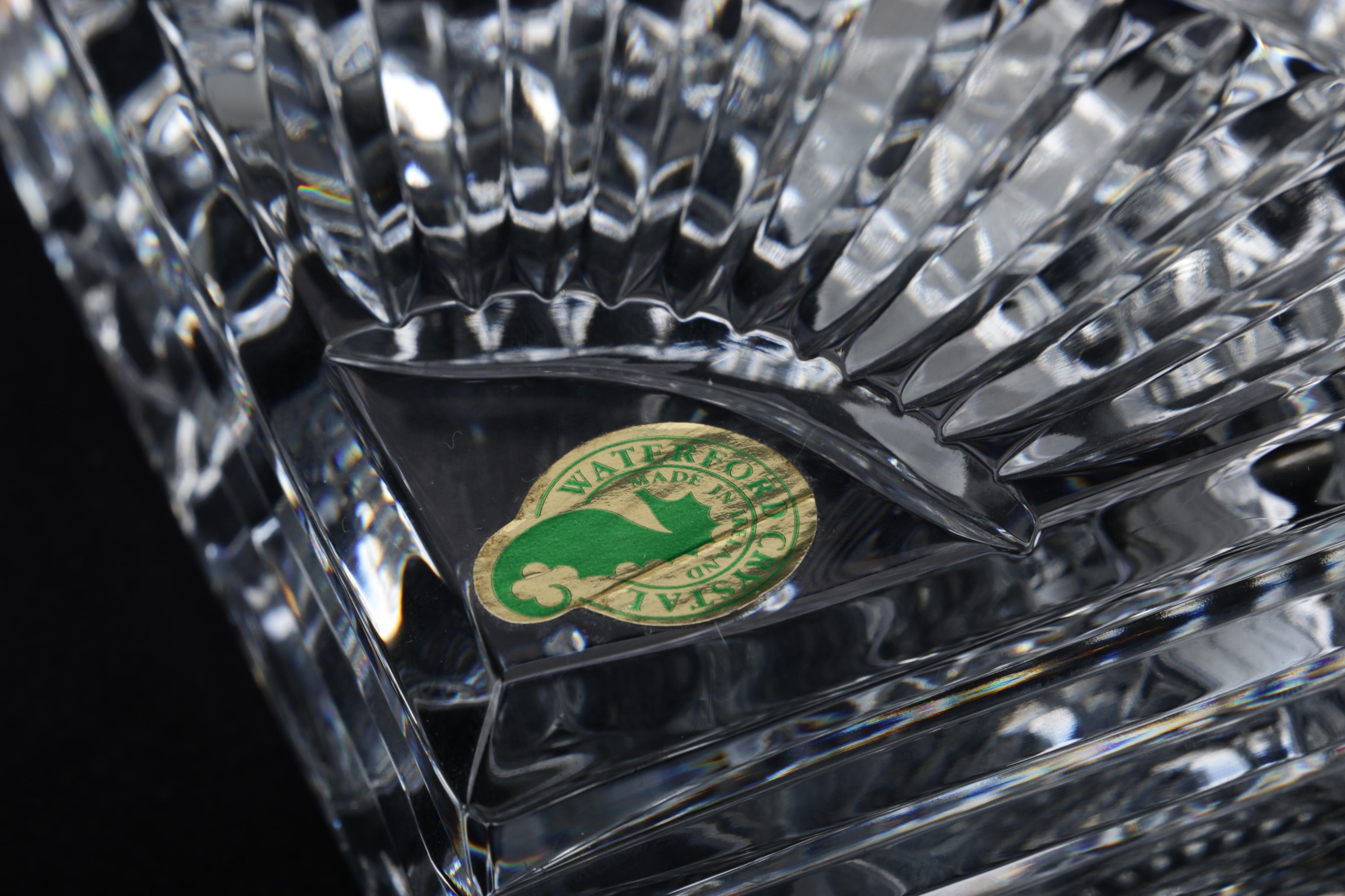 Waterford Crystal "Quadrant" Bookends EBTH