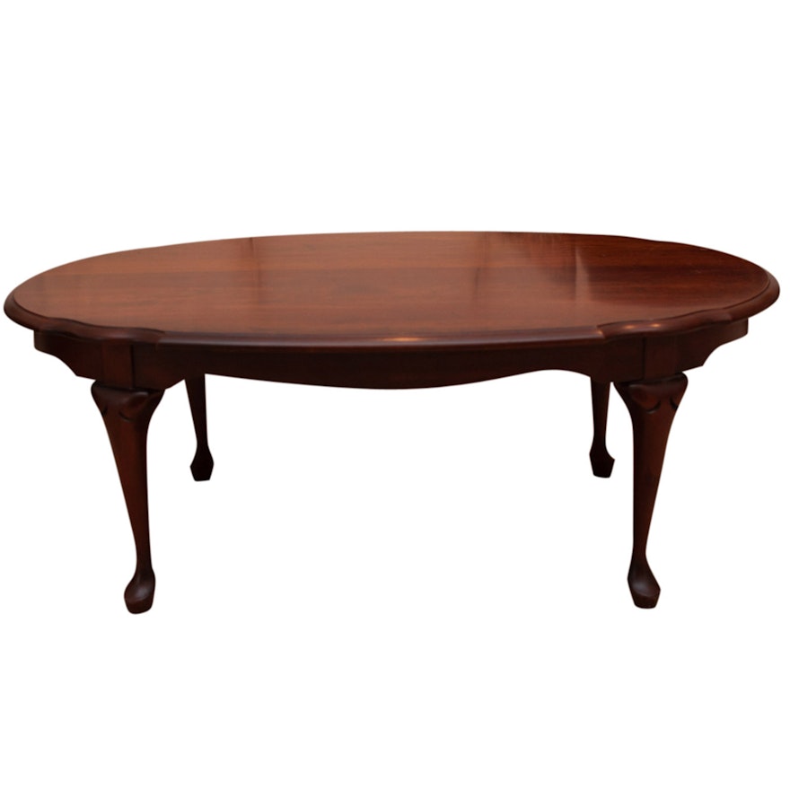 Queen Anne Coffee Tables Oval - Queen Anne Oval Nest Coffee Tables