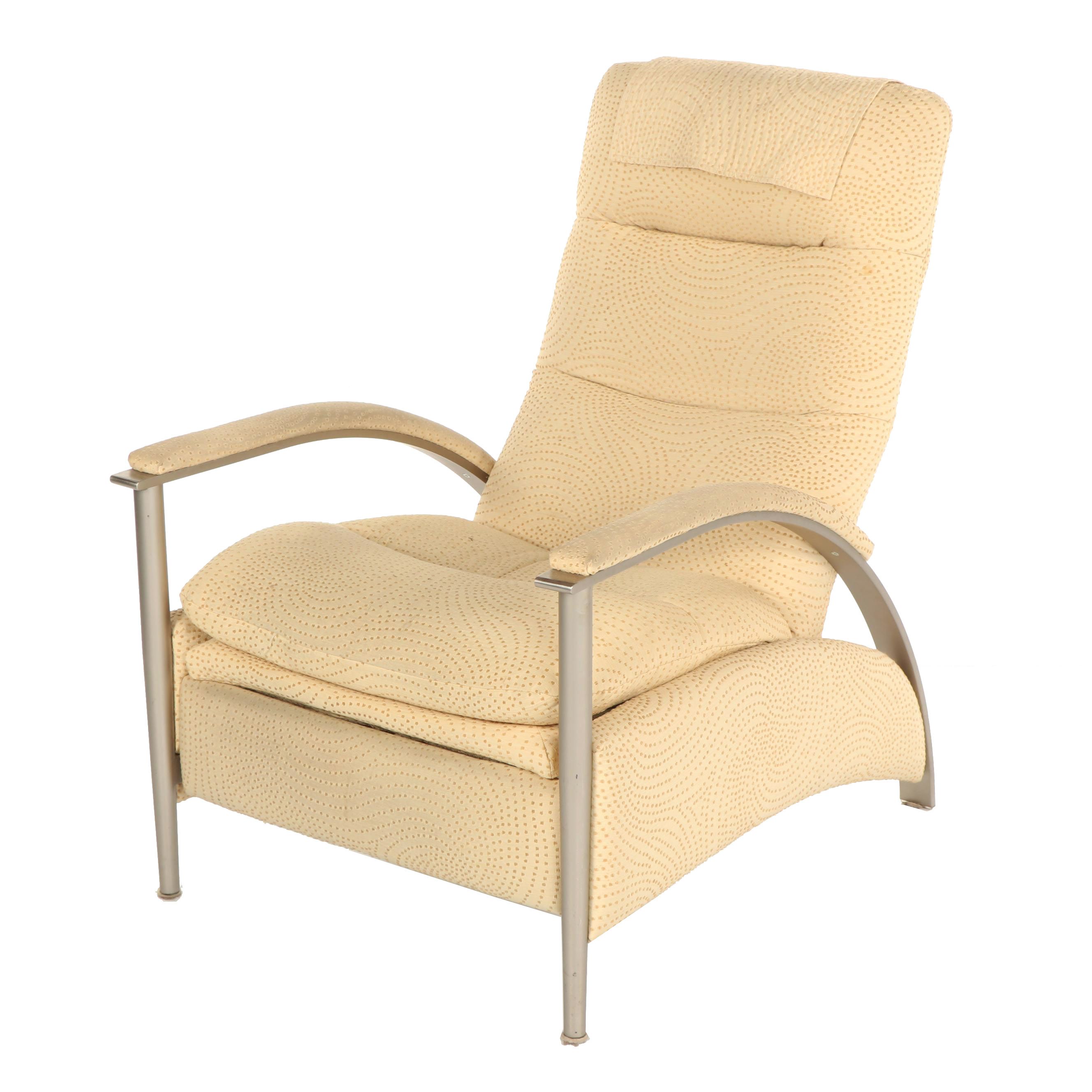 Art Deco Style Upholstered Recliner by Ethan Allen, 21st Century | EBTH