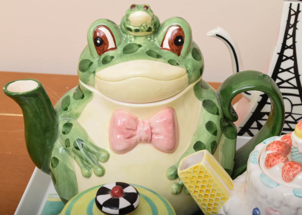 Whimsical Teapot Collection EBTH