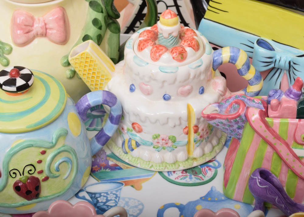 Whimsical Teapot Collection EBTH