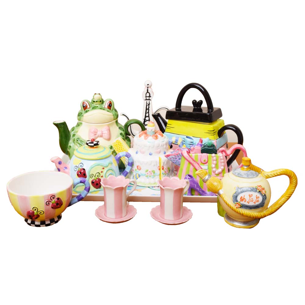 Whimsical Teapot Collection EBTH