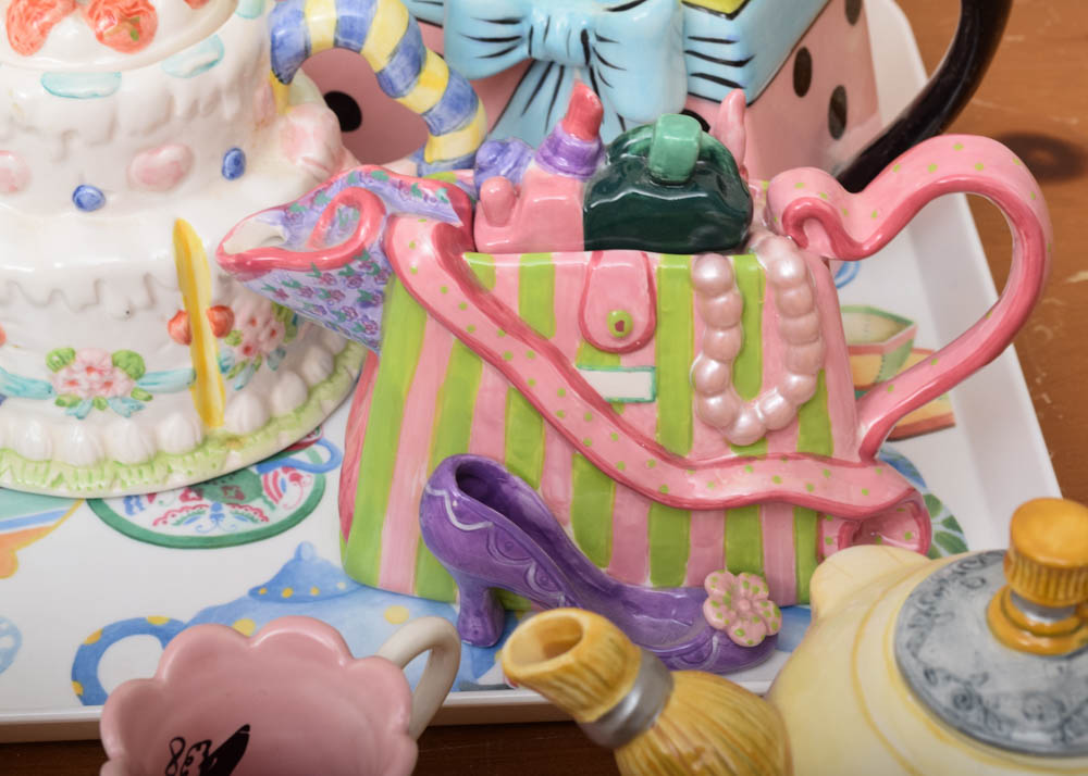 Whimsical Teapot Collection EBTH