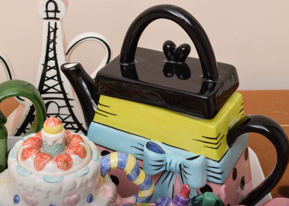 Whimsical Teapot Collection EBTH