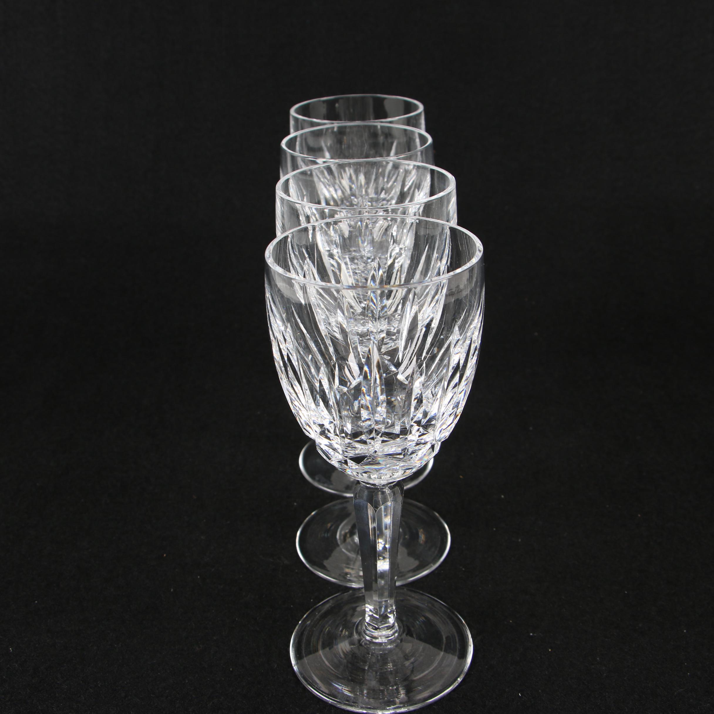 Waterford Crystal "Kildare" Claret Wine Glasses EBTH