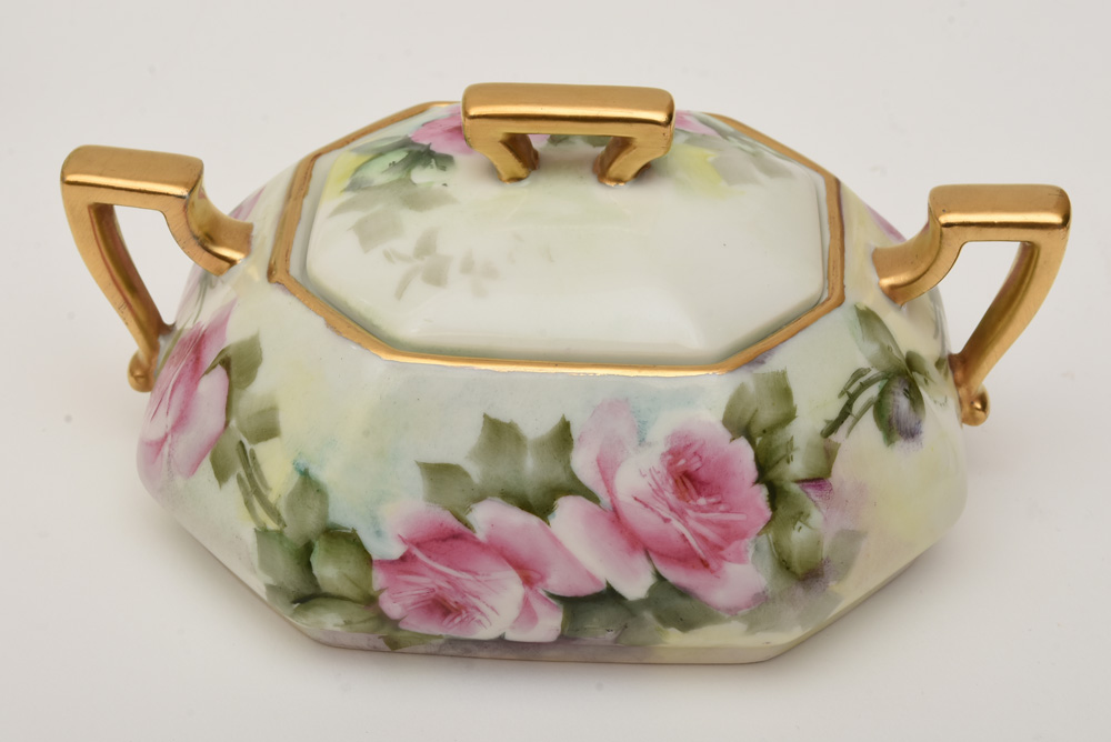 Porcelain Plates, Cups and Cream And Sugar Including Dresden and