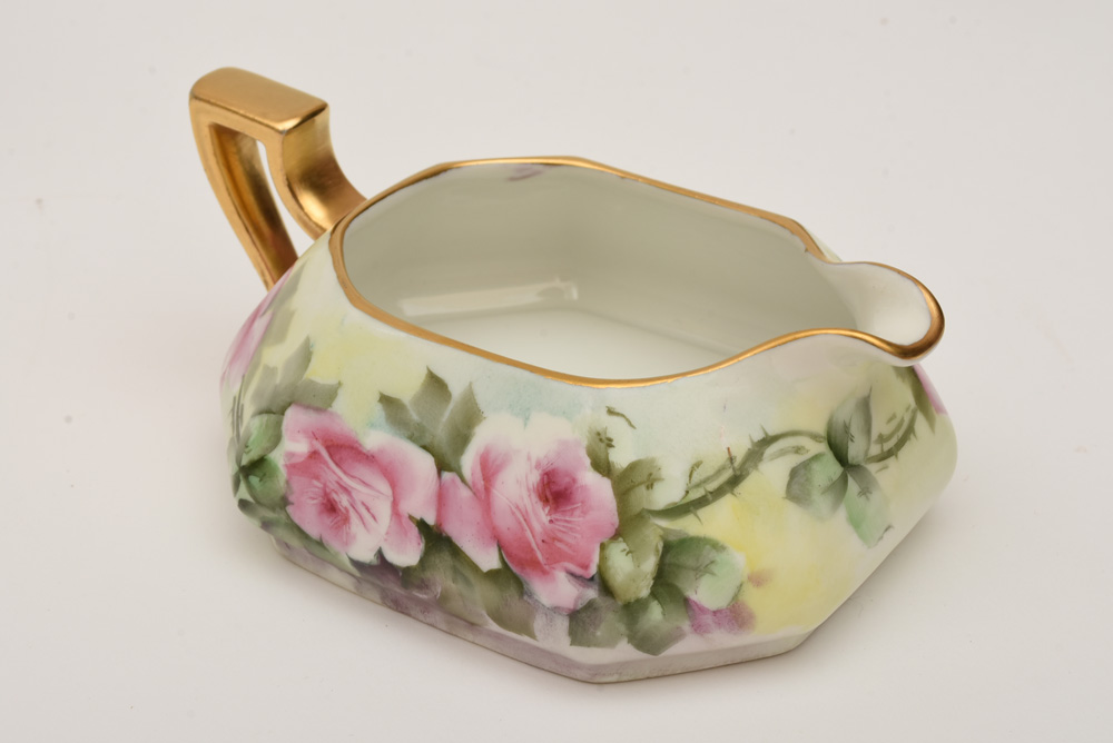 Porcelain Plates, Cups and Cream And Sugar Including Dresden and