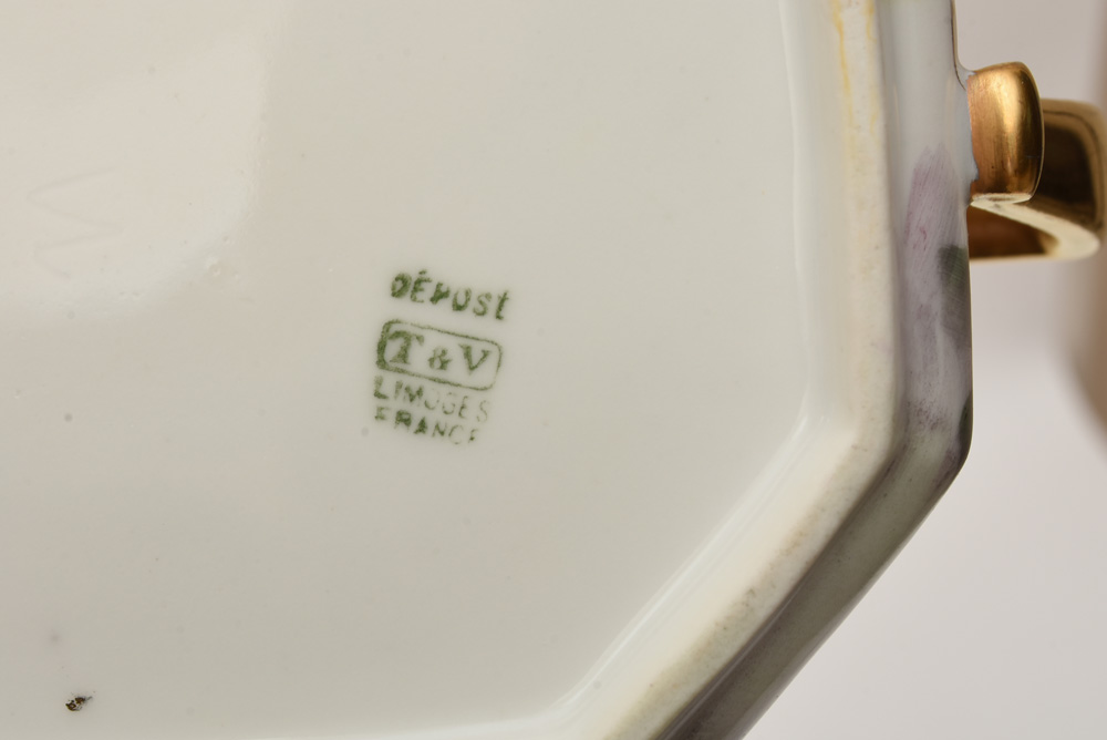 Porcelain Plates, Cups and Cream And Sugar Including Dresden and