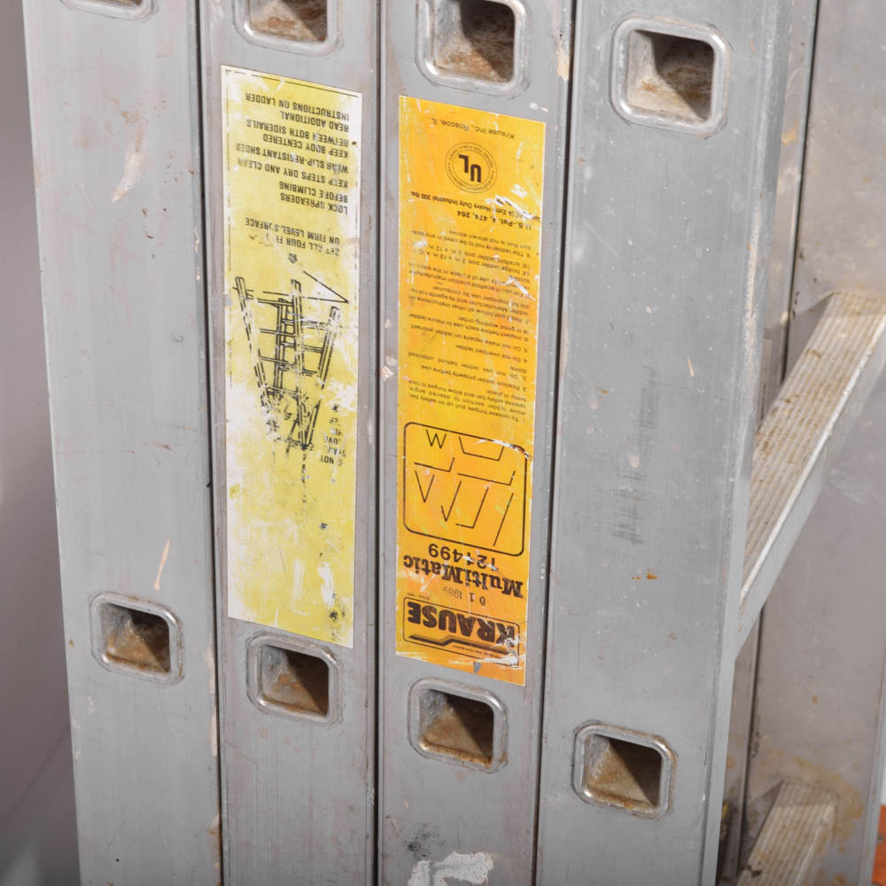 Krause MultiMatic 16' Aluminum Step Ladder EBTH