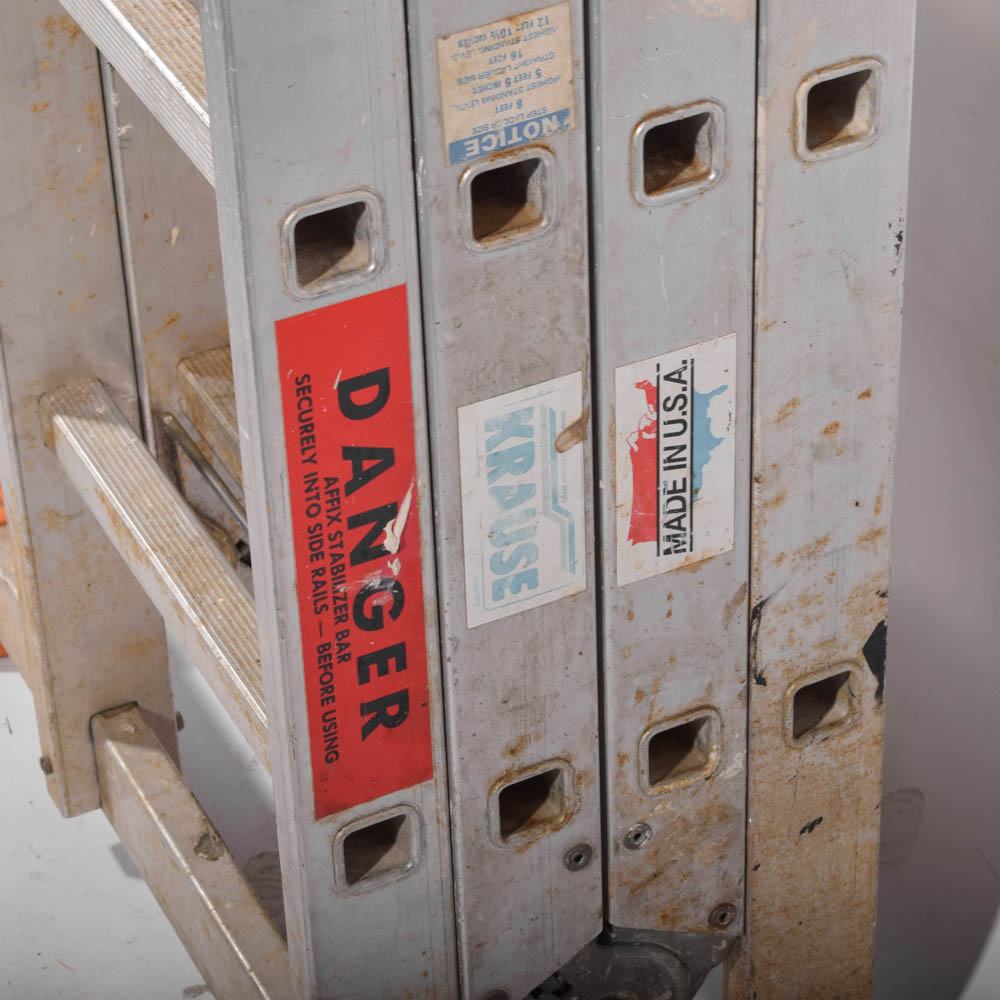 Krause MultiMatic 16' Aluminum Step Ladder EBTH