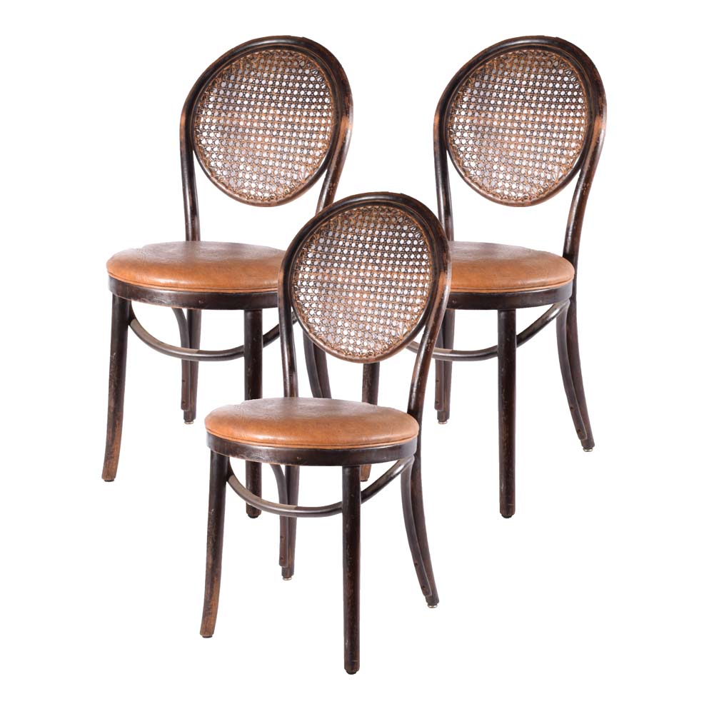 Vintage Cafe Chairs By Shelby Williams Ebth