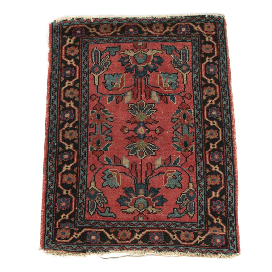 Semi-Antique Hand-Knotted Persian Wool Rug