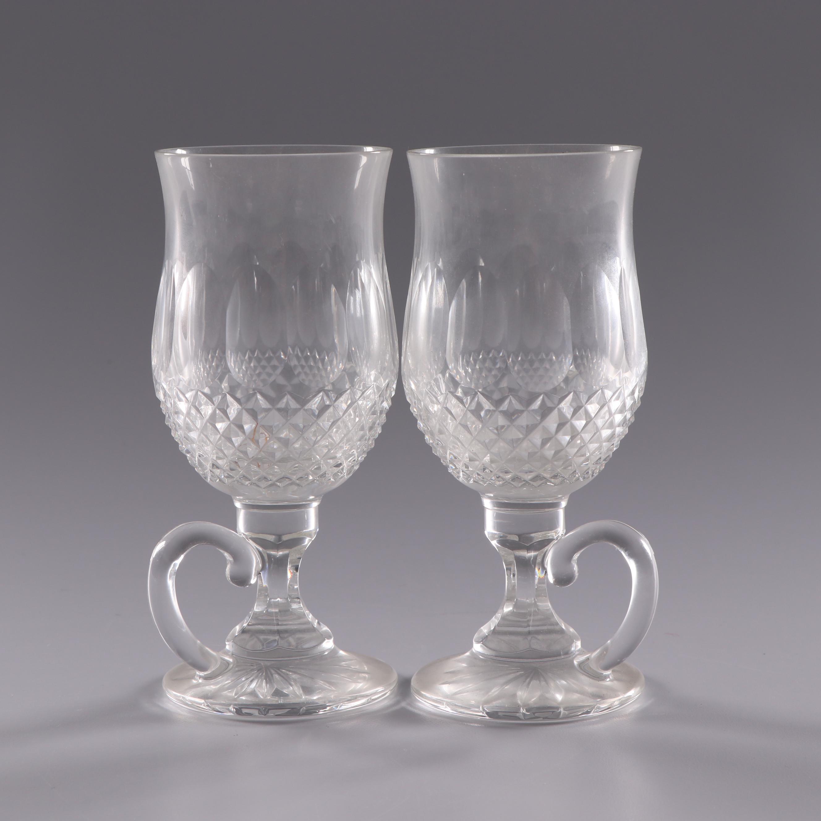 Waterford Crystal "Colleen" Irish Coffee Mugs and "Maeve" Old Fashioned