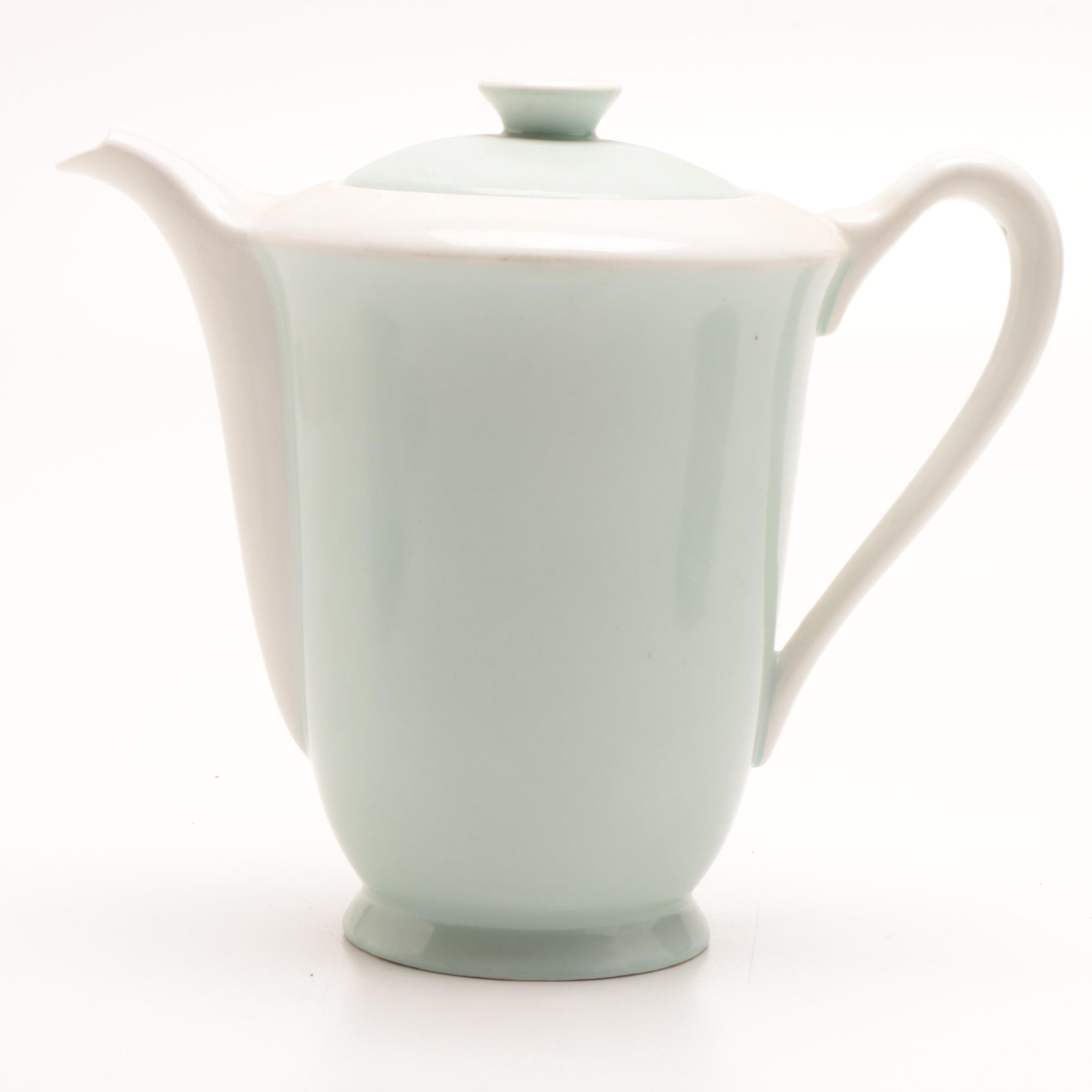 French Limoges Blue and White Porcelain Tea Set EBTH