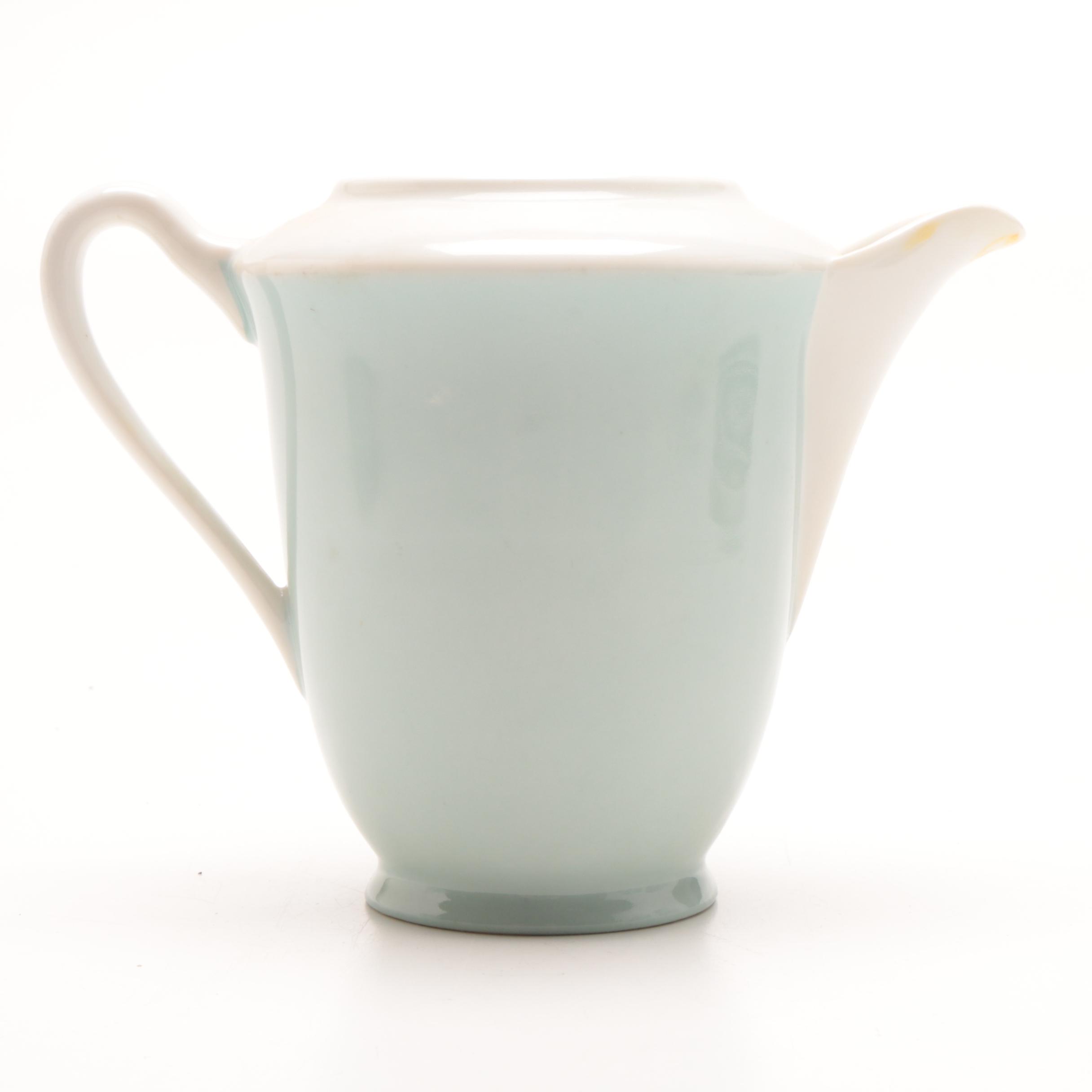 French Limoges Blue and White Porcelain Tea Set EBTH