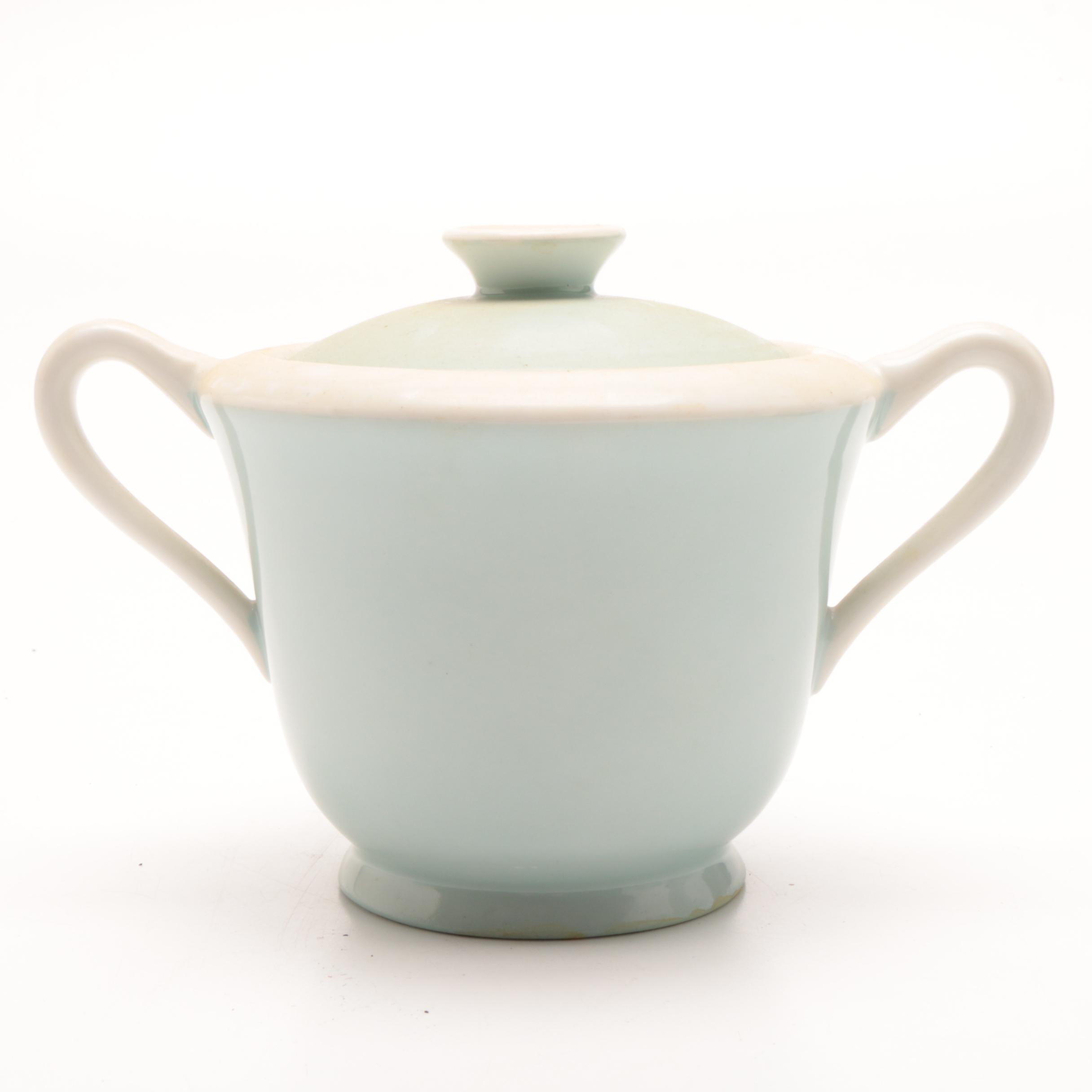 French Limoges Blue and White Porcelain Tea Set EBTH