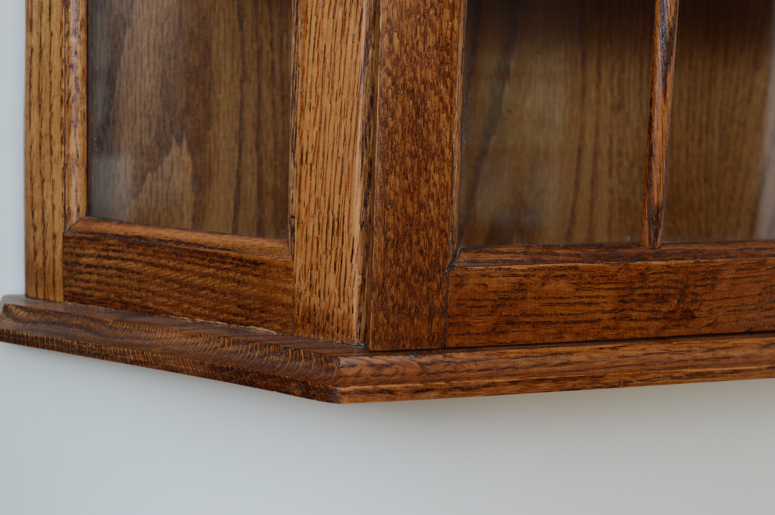 Pair of Oak Wall Display EBTH