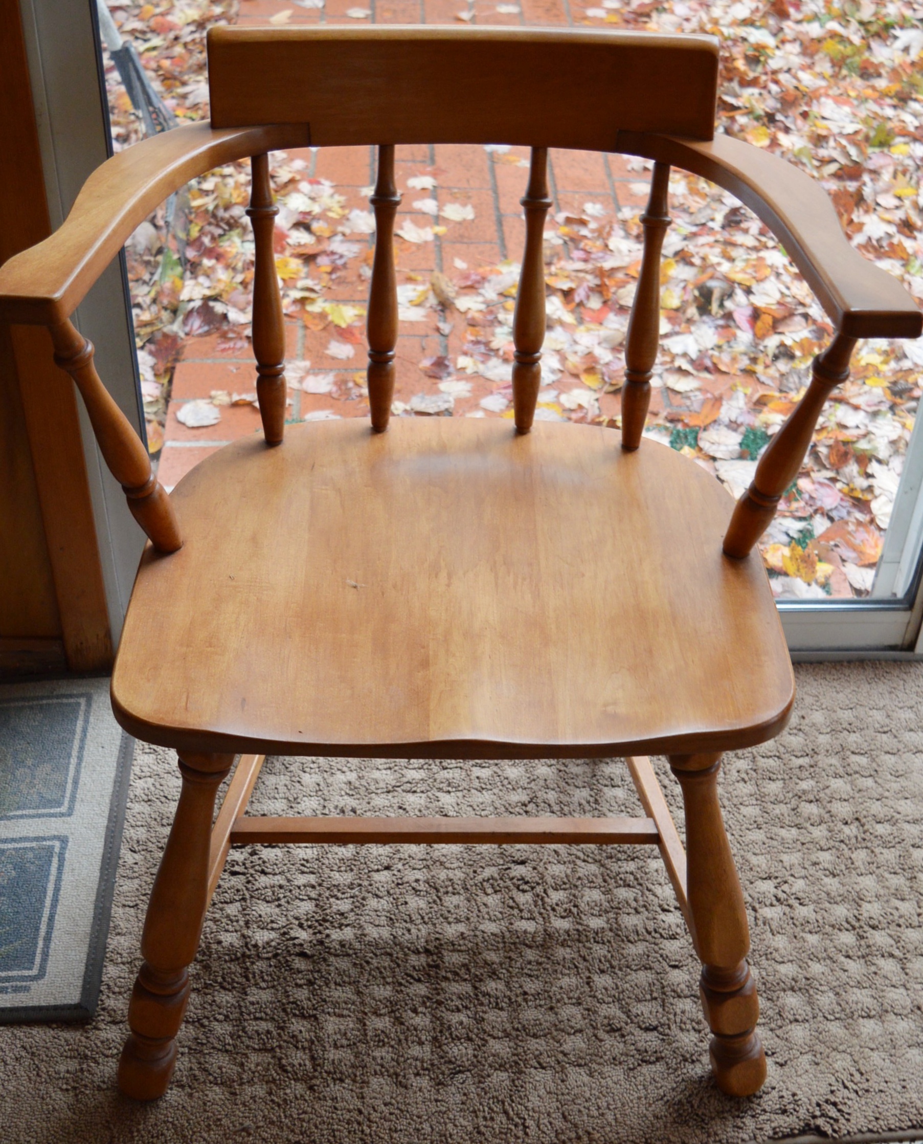 Three Vintage Maple Chairs EBTH