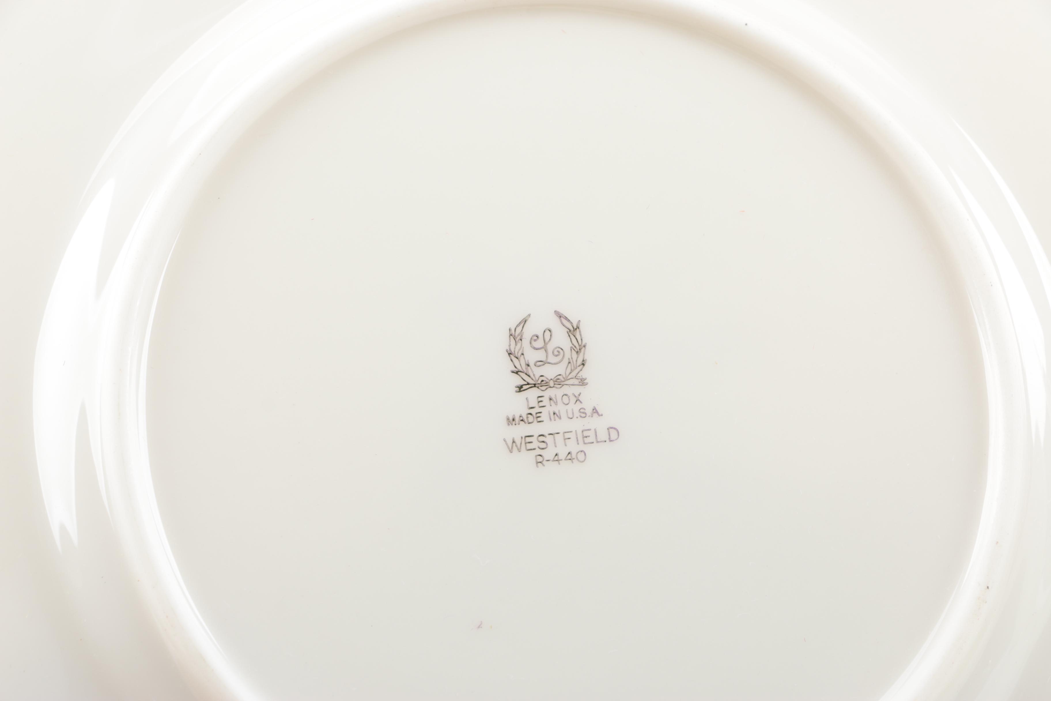 Mid Century Lenox "Westfield" Porcelain Dinnerware and Coffee Pot EBTH