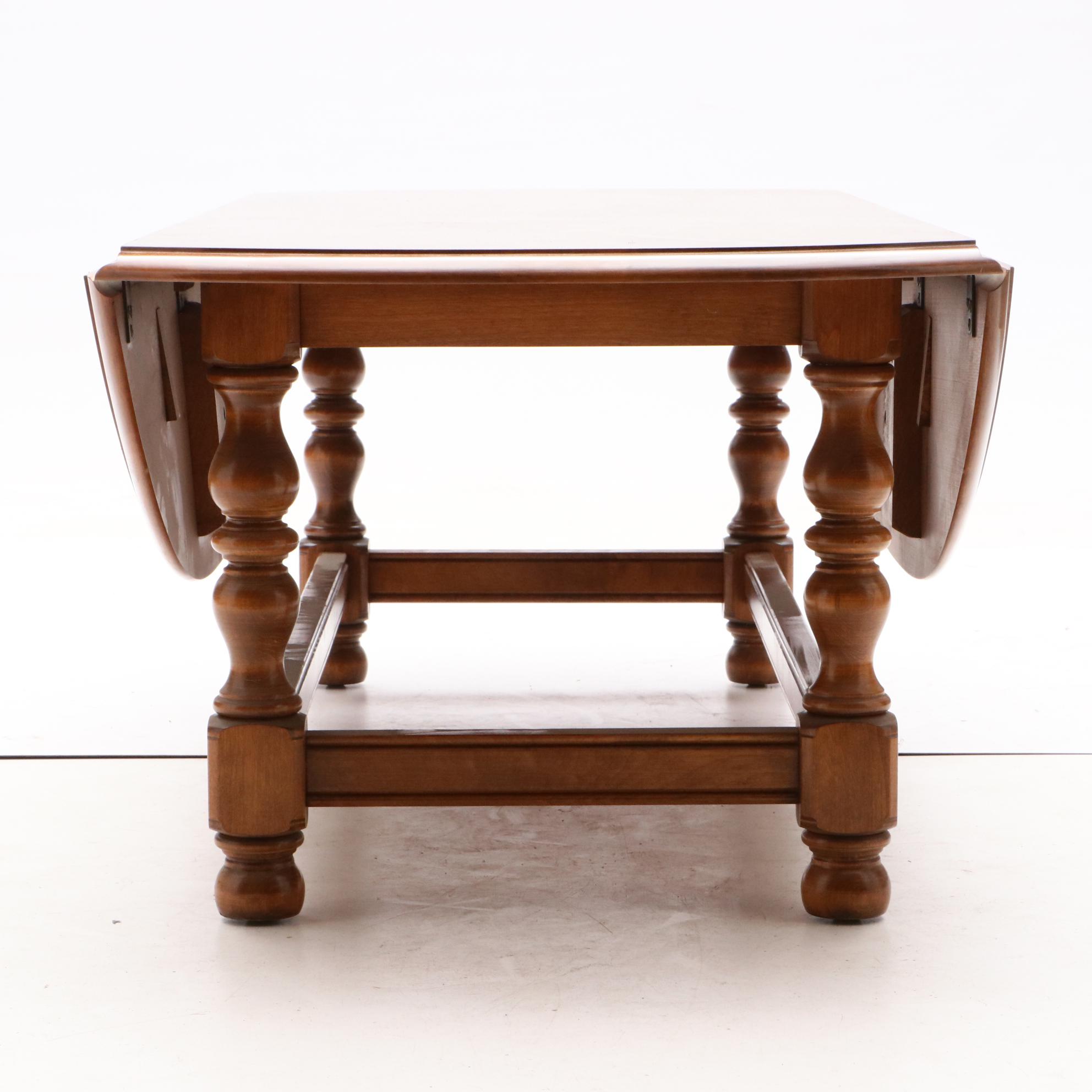 Ethan Allen Coffee Table Drop Leaf Vintage & Used Ethan Allen Coffee