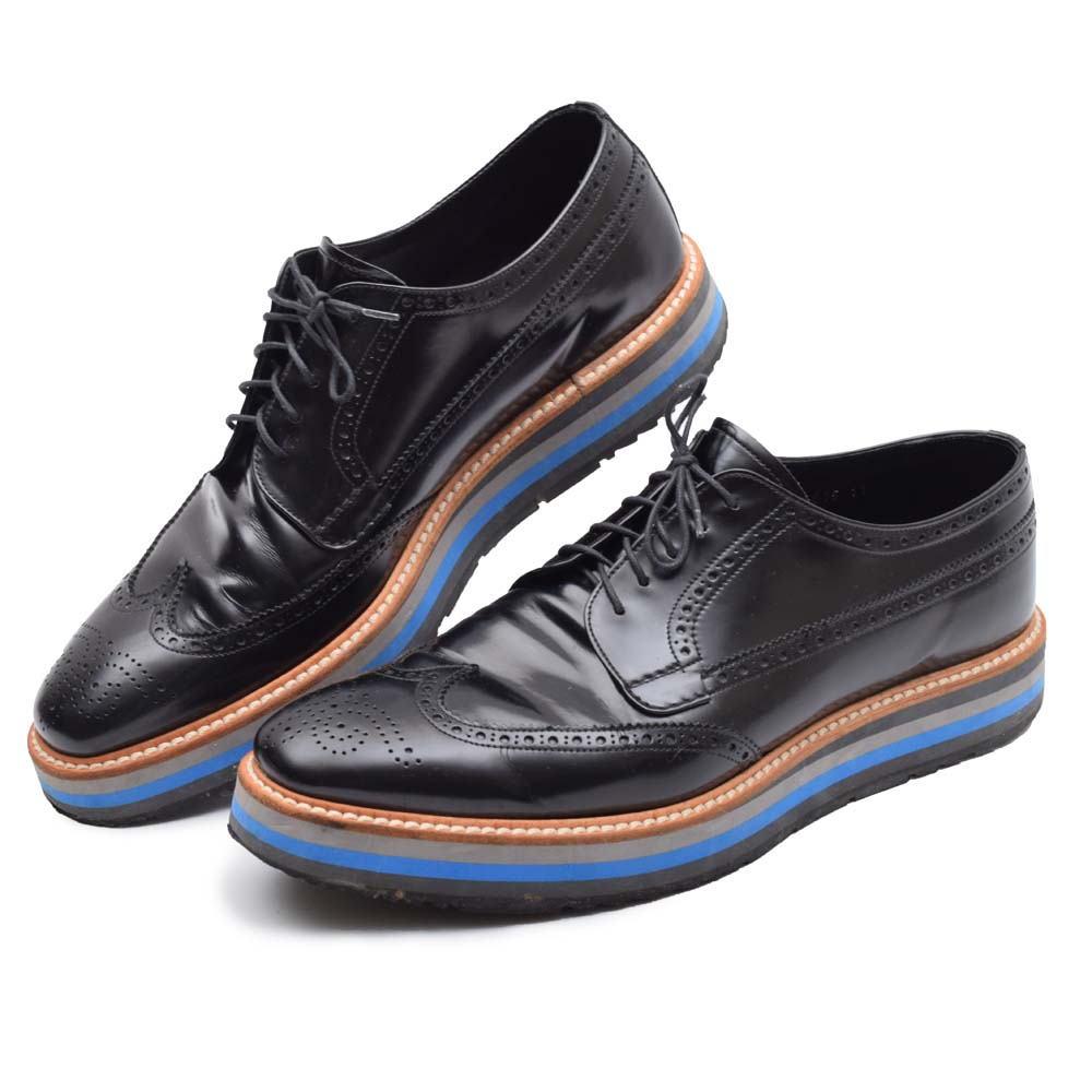 mens platform brogues
