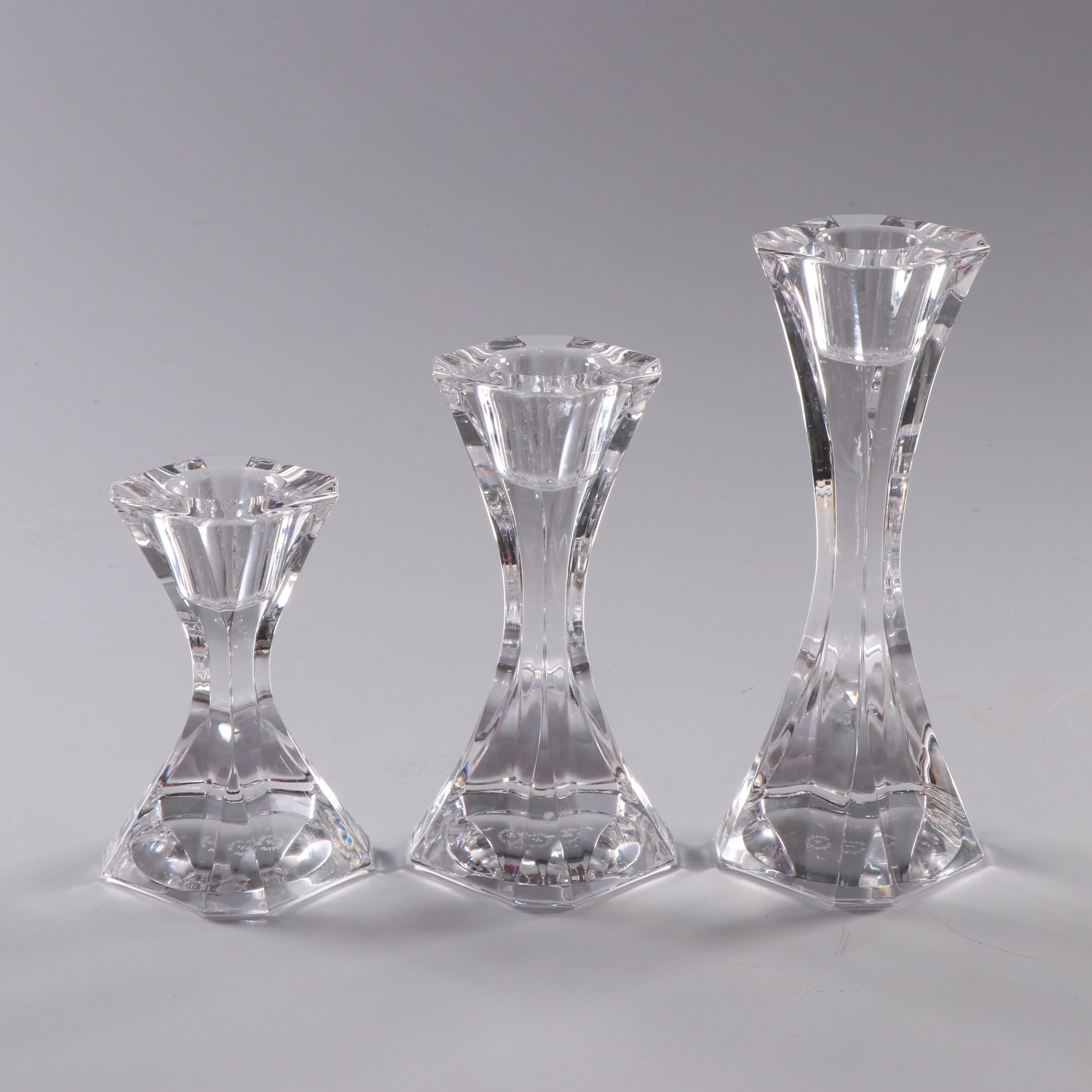 Villeroy & Boch Crystal "Cocktail Club" Candlestick Set EBTH