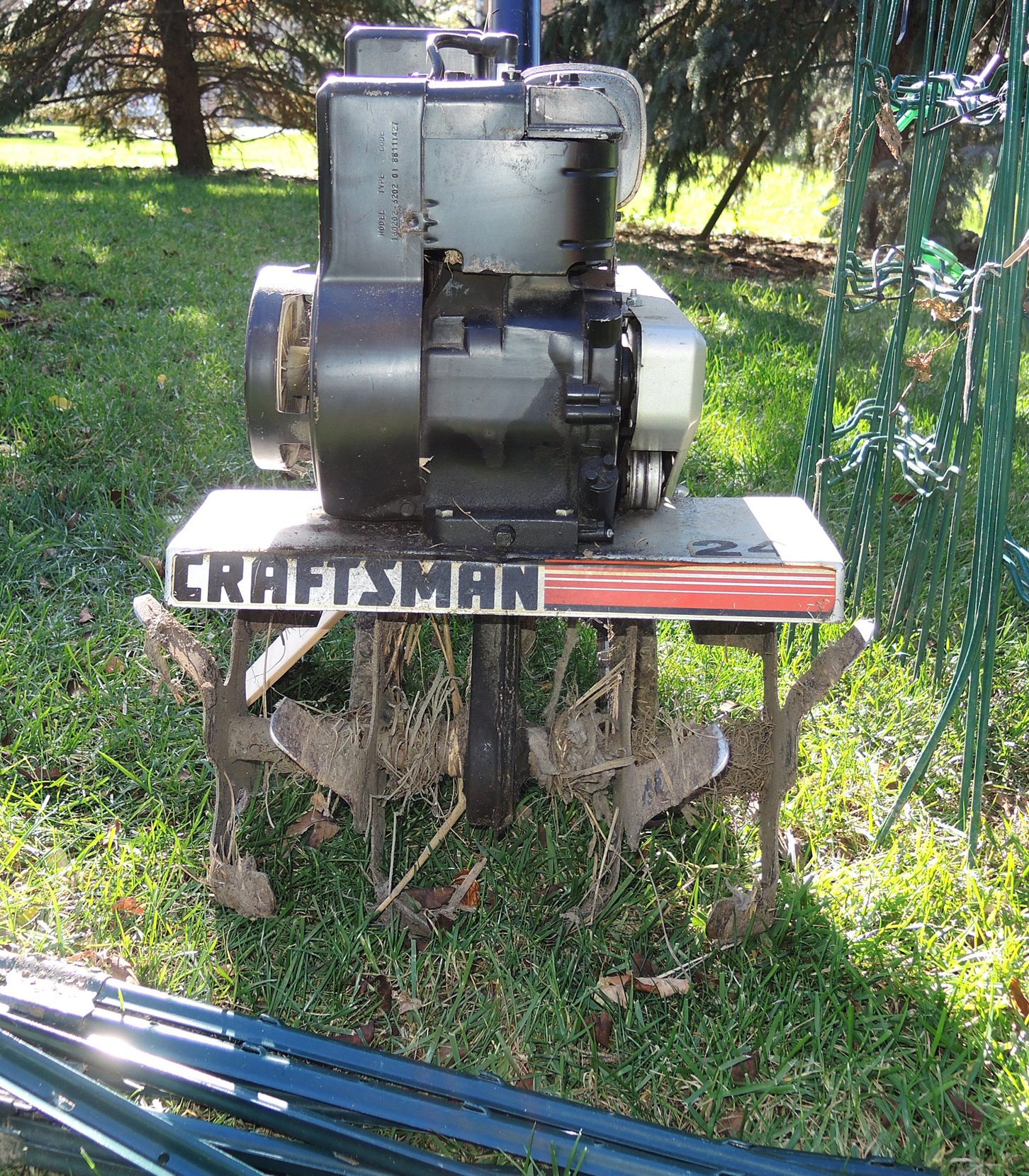 Sears Craftsman 5 HP Tiller and Gardening Supplies EBTH