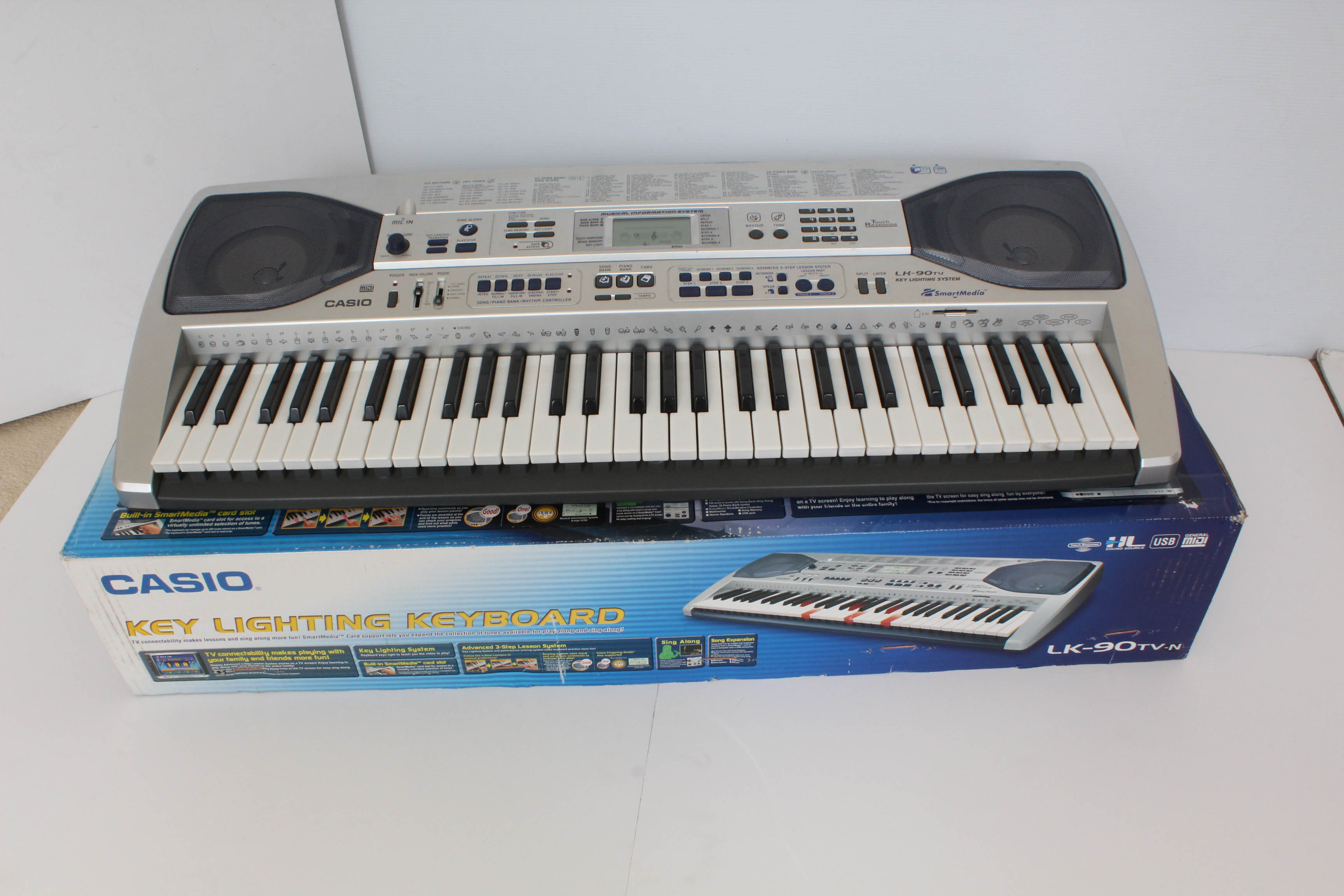 Casio LK90TV Keyboard and Squire Champ 15 Amplifier EBTH