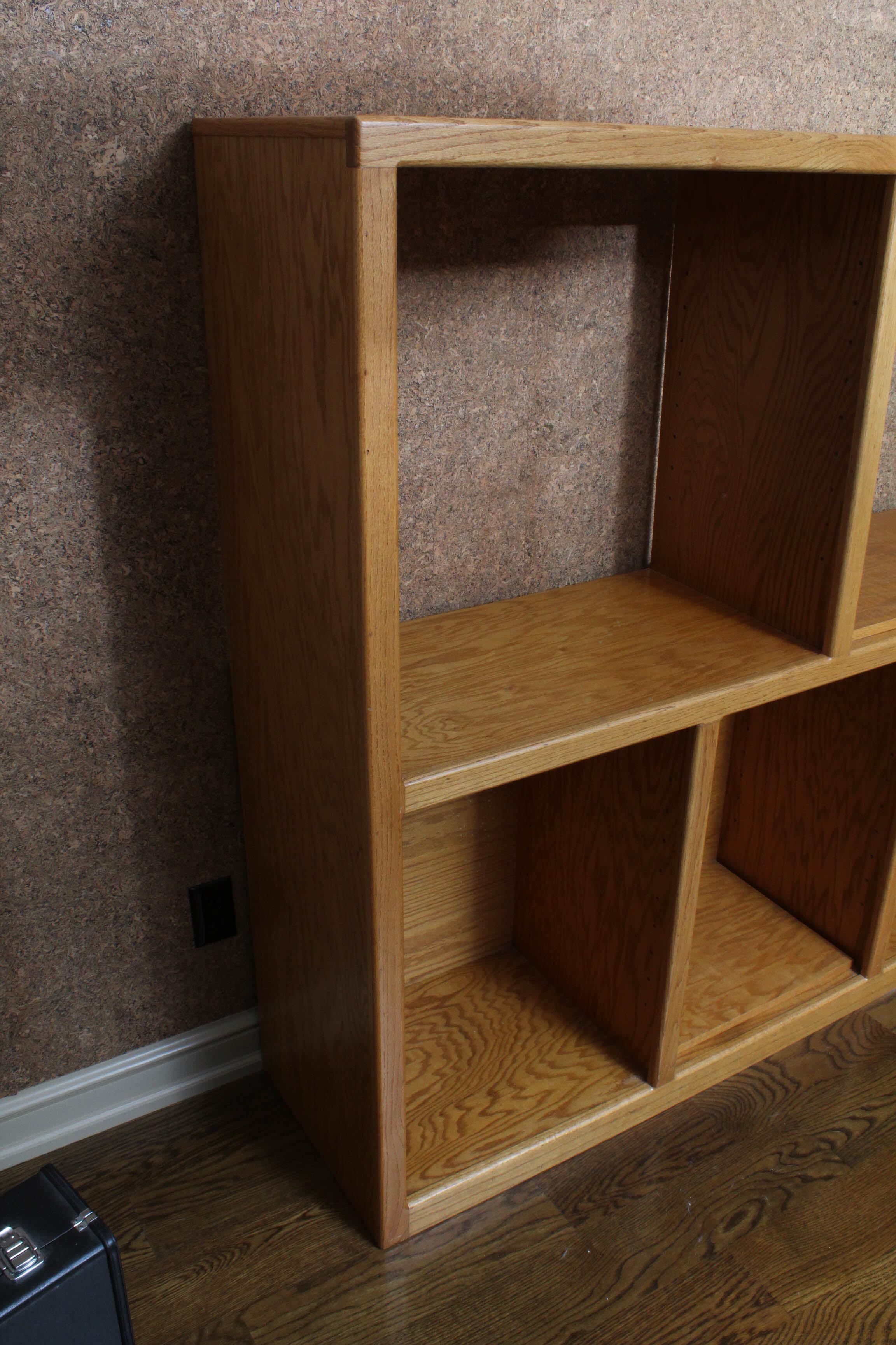 Oak Veneer Bookcase EBTH